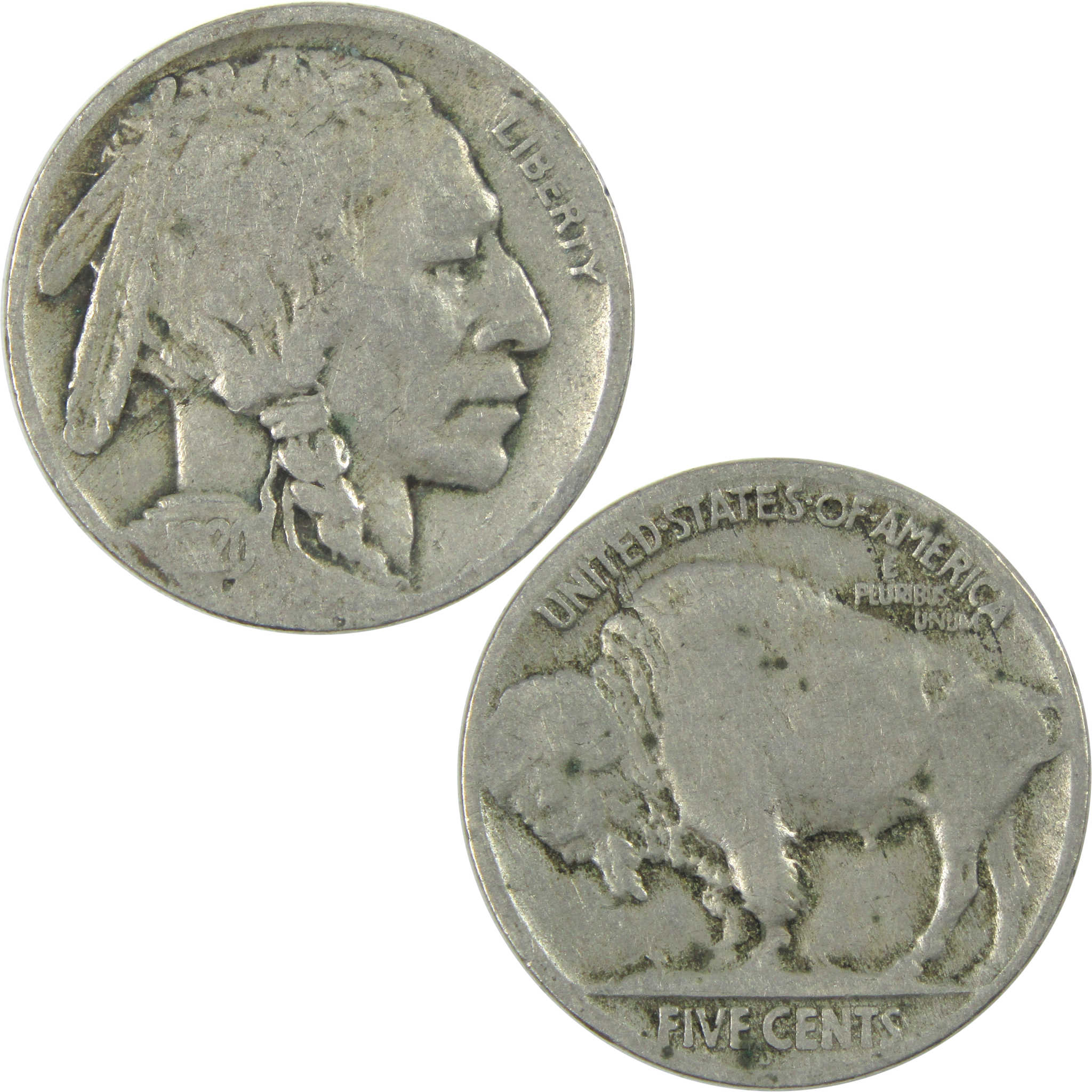 1920 D Indian Head Buffalo Nickel AG About Good 5c Coin SKU:I16499