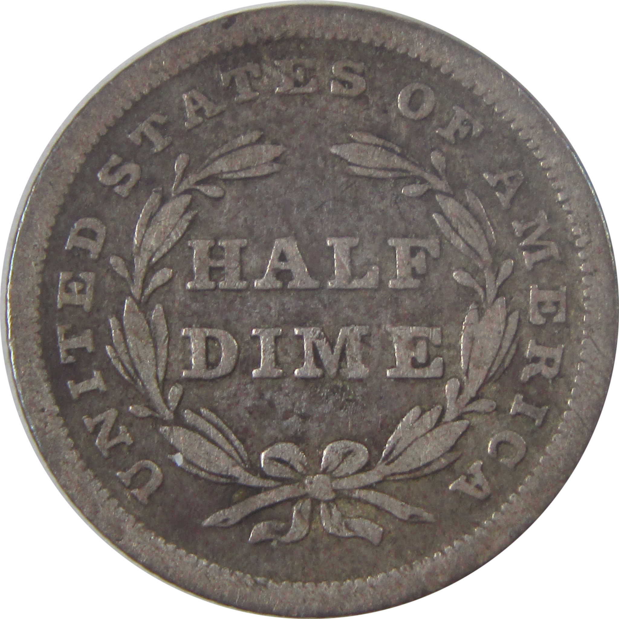 1839 Seated Liberty Half Dime VG Very Good Silver 5c Coin SKU:I17054