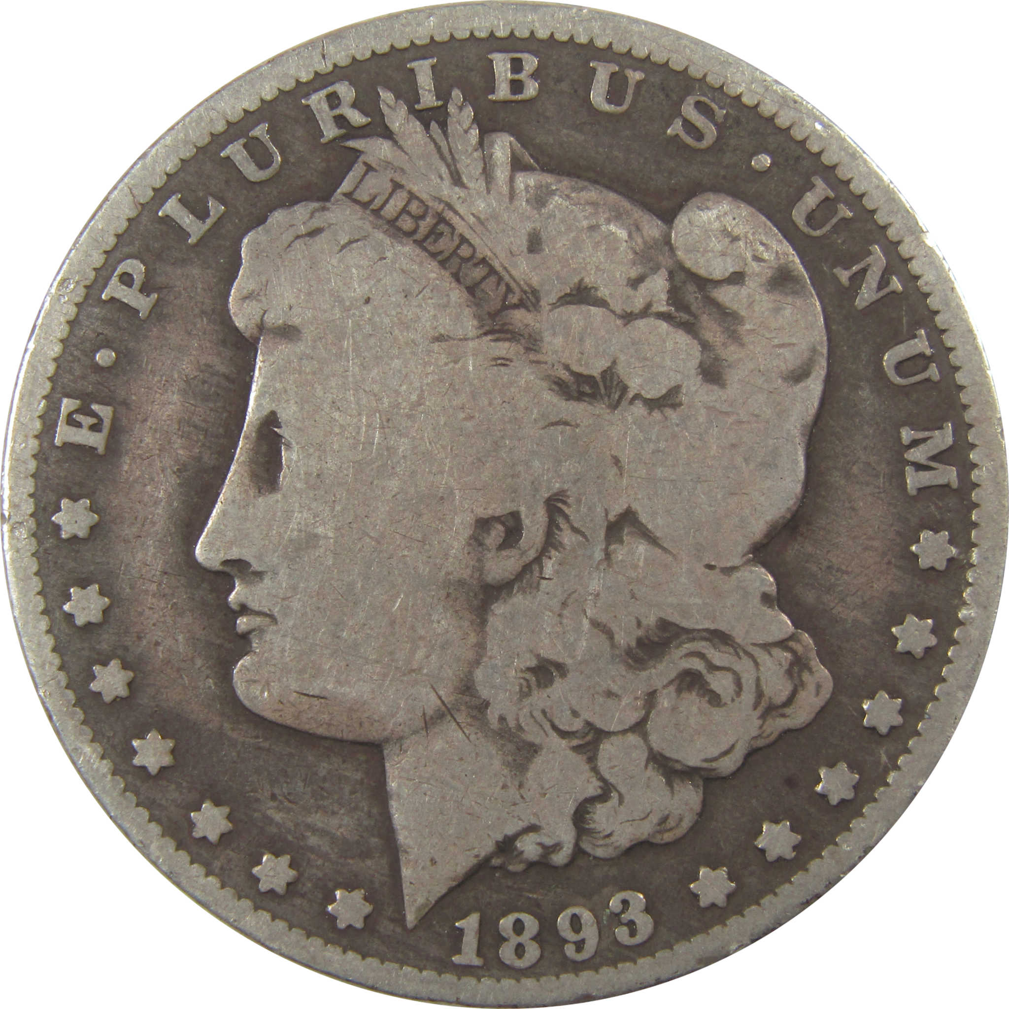 1893 O Morgan Dollar VG Very Good Silver $1 Coin SKU:I24651 - Morgan coin - Morgan silver dollar - Morgan silver dollar for sale - Profile Coins &amp; Collectibles