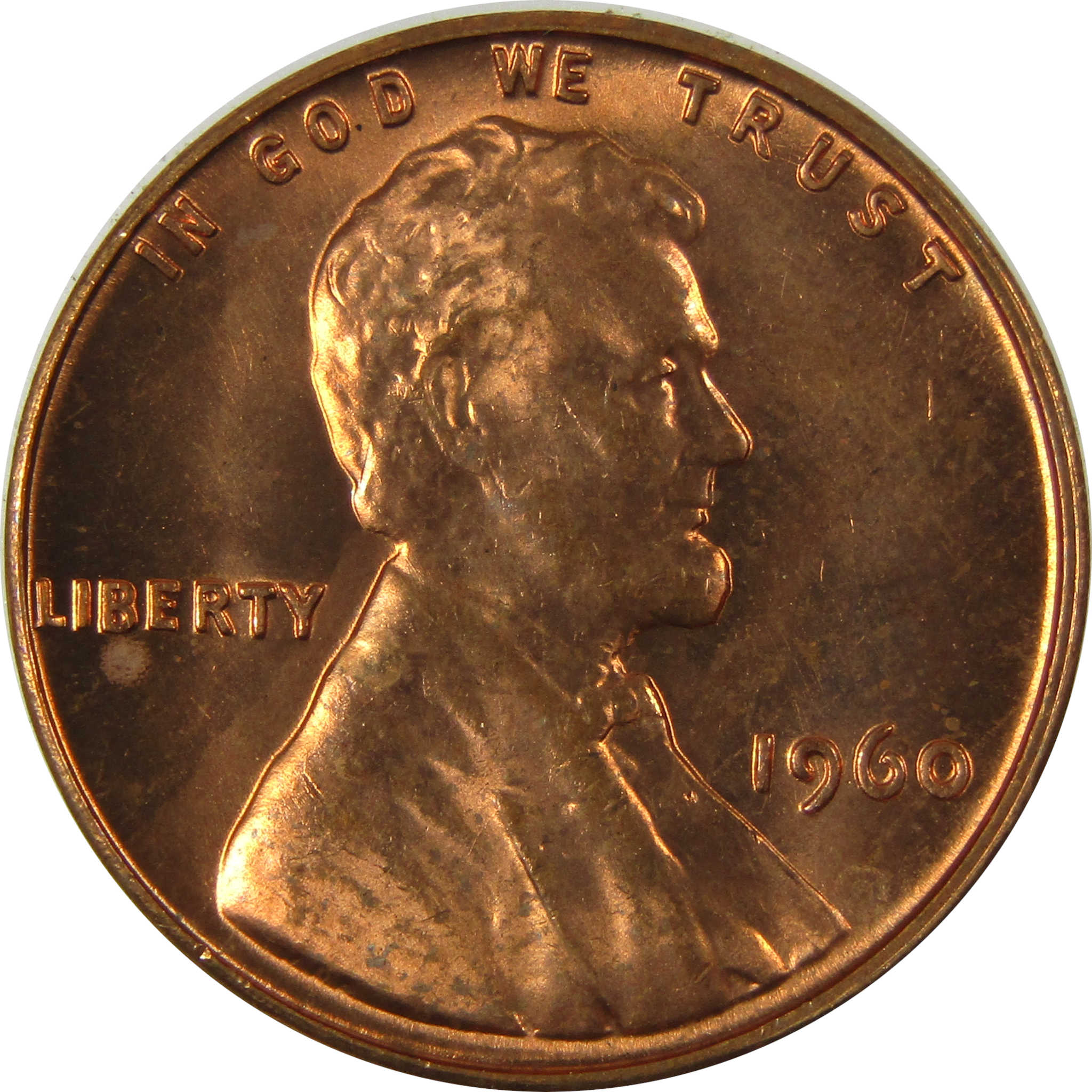 1960 Small Date Lincoln Memorial 1c Uncirculated Mint State SKU:I26565