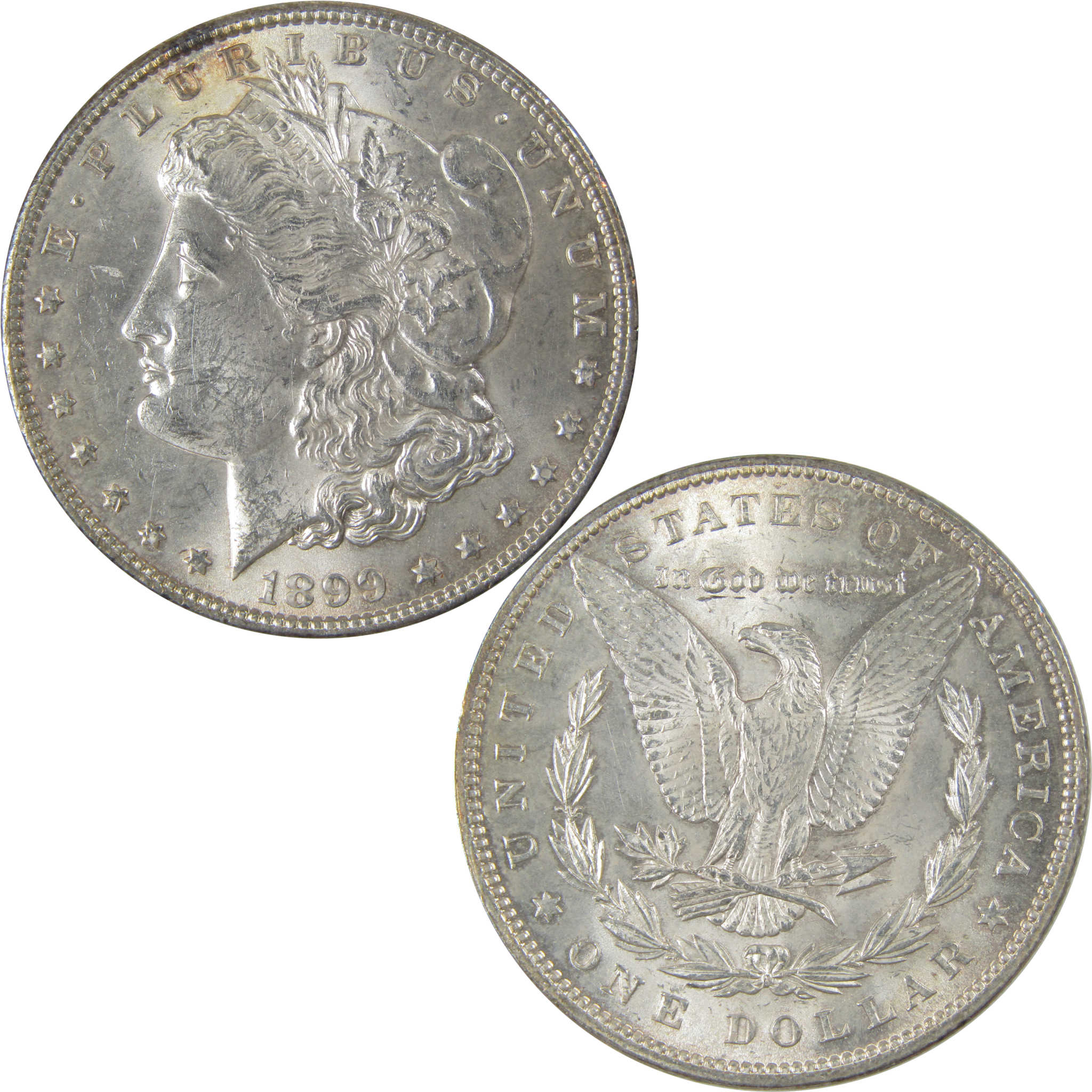 1899 Morgan Dollar Uncirculated Mint State Silver $1 Coin SKU:I23779 - Morgan coin - Morgan silver dollar - Morgan silver dollar for sale - Profile Coins &amp; Collectibles