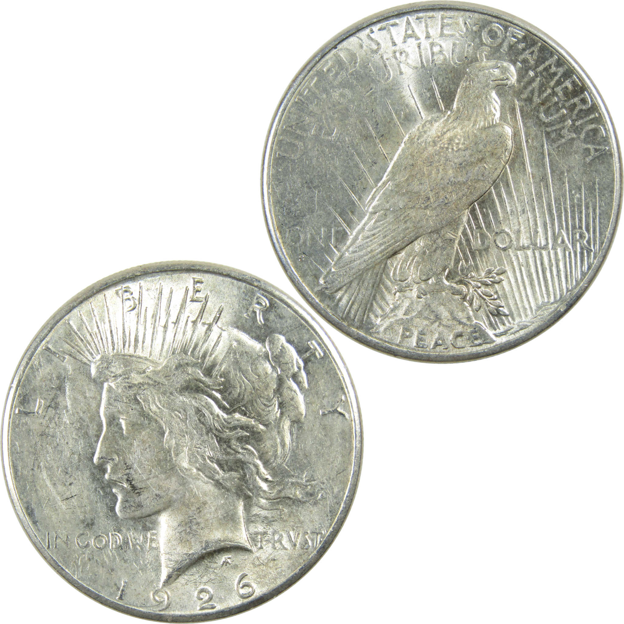 1926 S Peace Dollar AU About Uncirculated Silver $1 Coin SKU:I12838