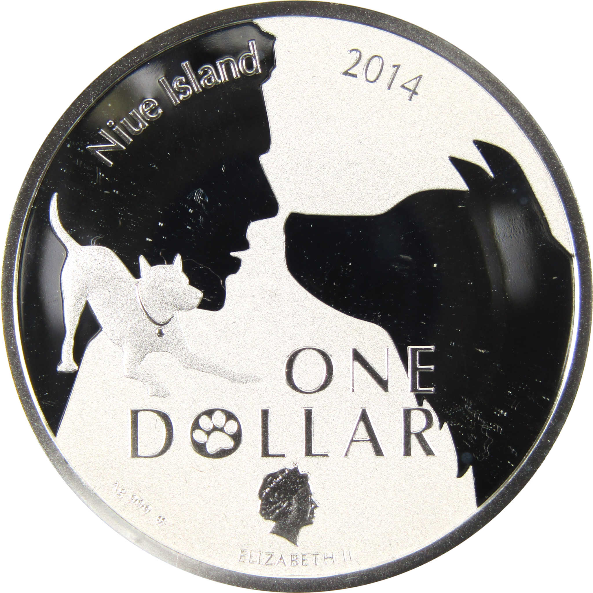 2014 Yorkshire Terrier Dollar .999 Silver Proof Coin COA SKU:CPC3838