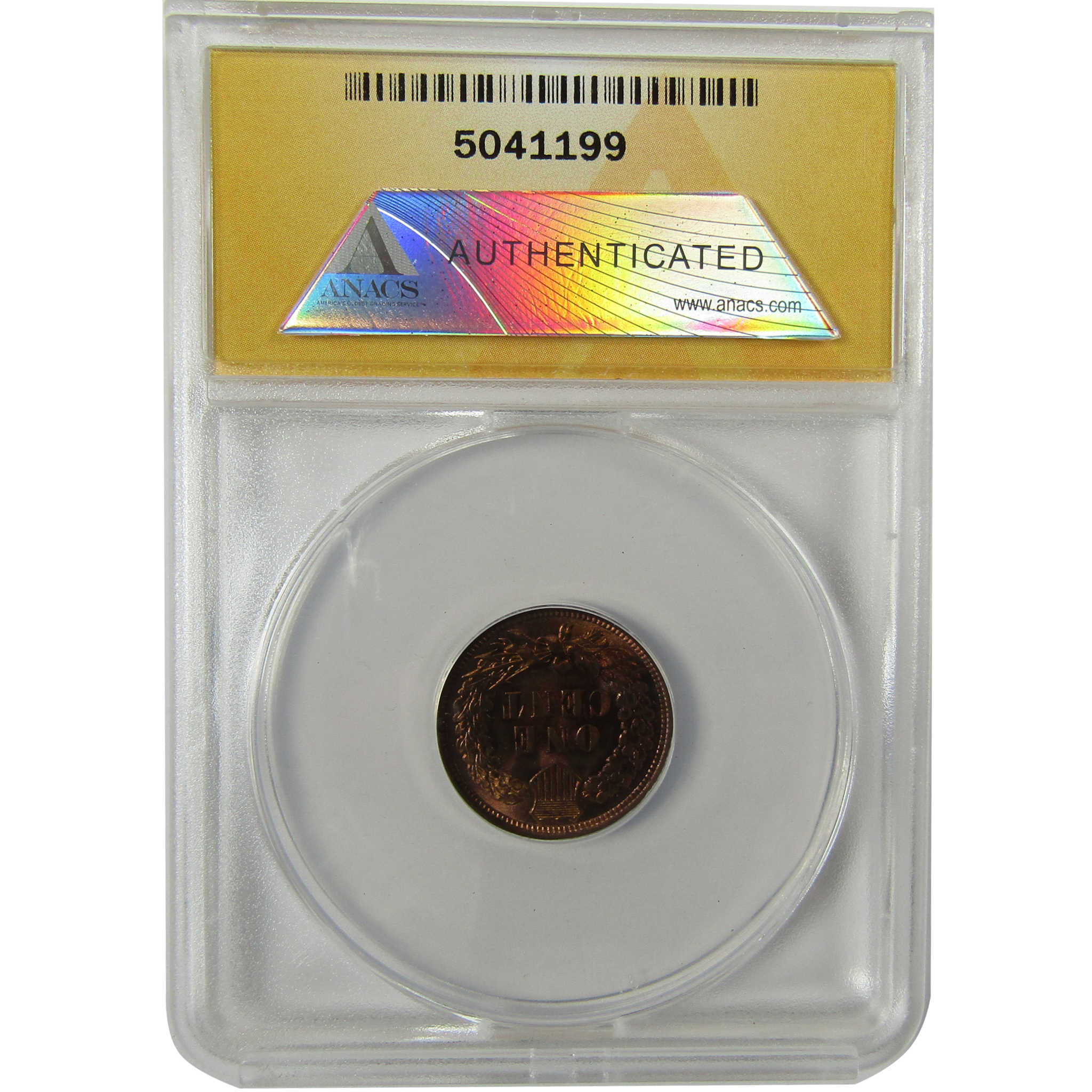 1907 Indian Head Cent MS 64 RB ANACS Uncirculated Penny SKU:I28404