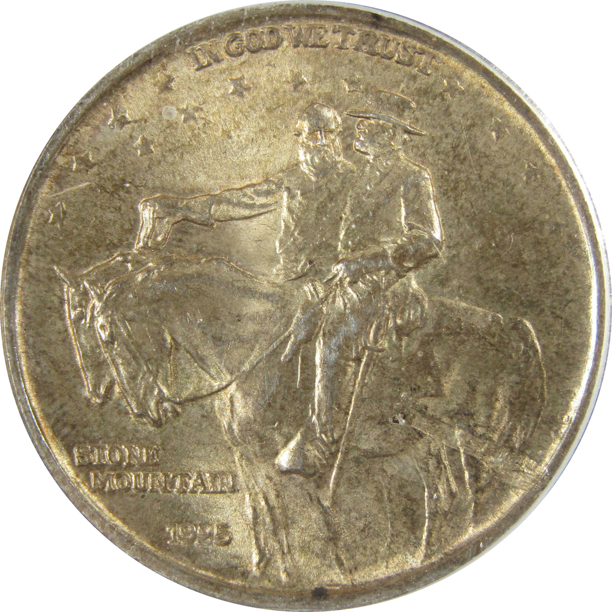 1925 Stone Mountain Silver 50c MS 63 ANACS Lamination Error SKU:I28081
