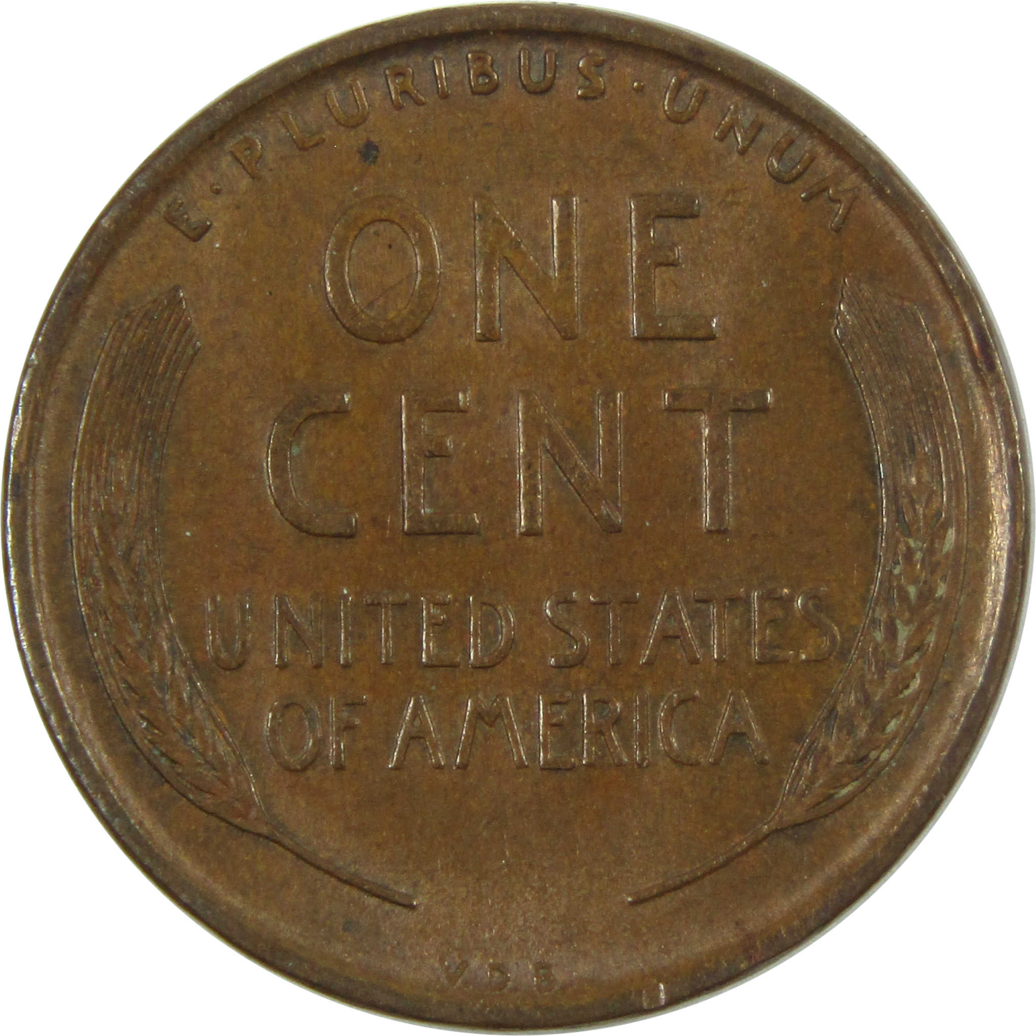 1909 VDB Lincoln Wheat Cent AU About Uncirculated Penny SKU:I14505