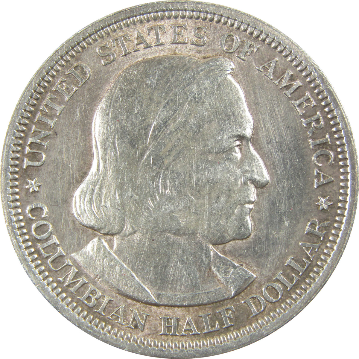 1893 Columbian Exposition Silver 50c XF EF Extremely Fine Details SKU:CP1798