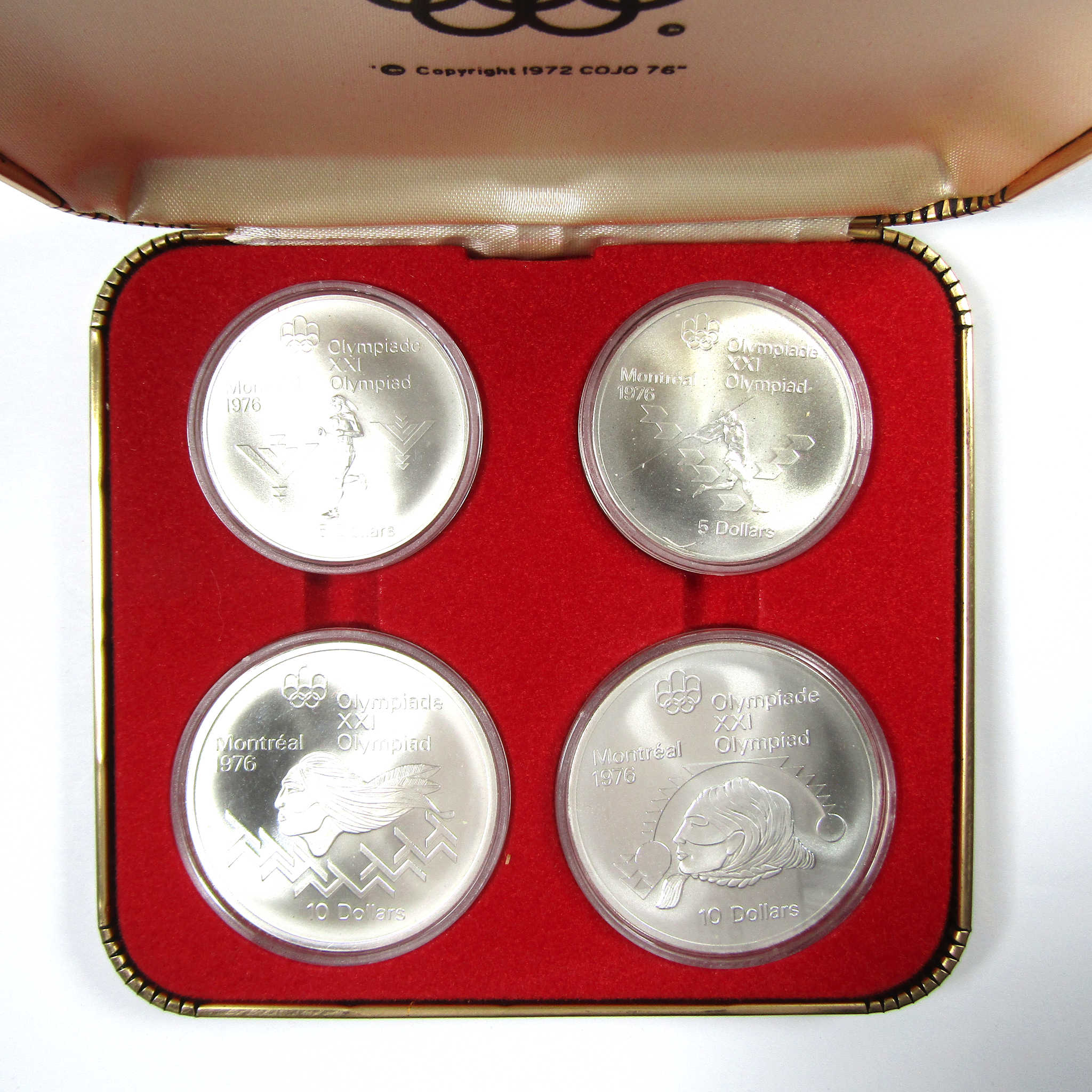 1976 Olympic Canadian Dollar 16 Piece Silver Dollar Set SKU:CPC6904