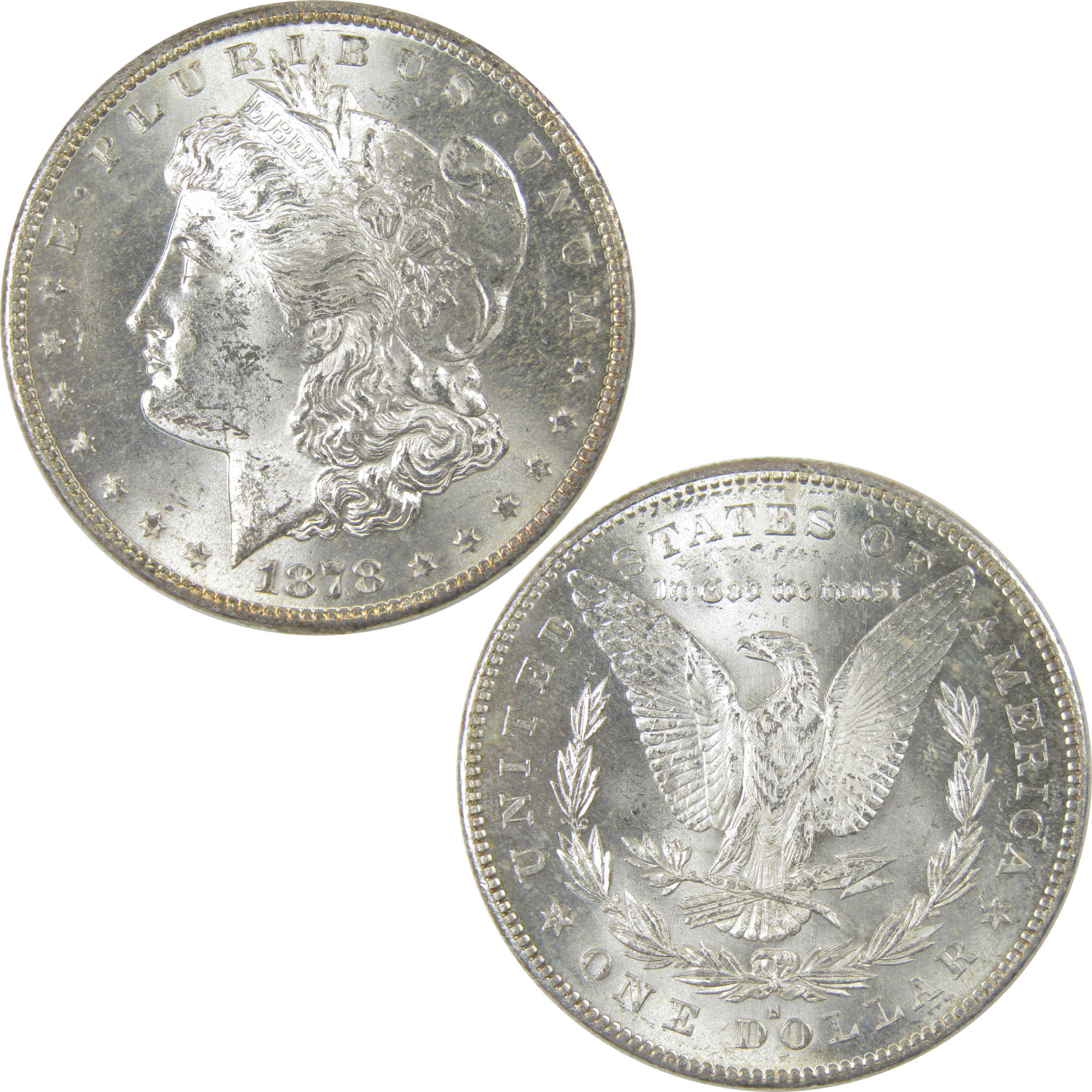 1878 S Morgan Dollar Uncirculated Mint State Silver $1 Coin SKU:I23827 - Morgan coin - Morgan silver dollar - Morgan silver dollar for sale - Profile Coins &amp; Collectibles