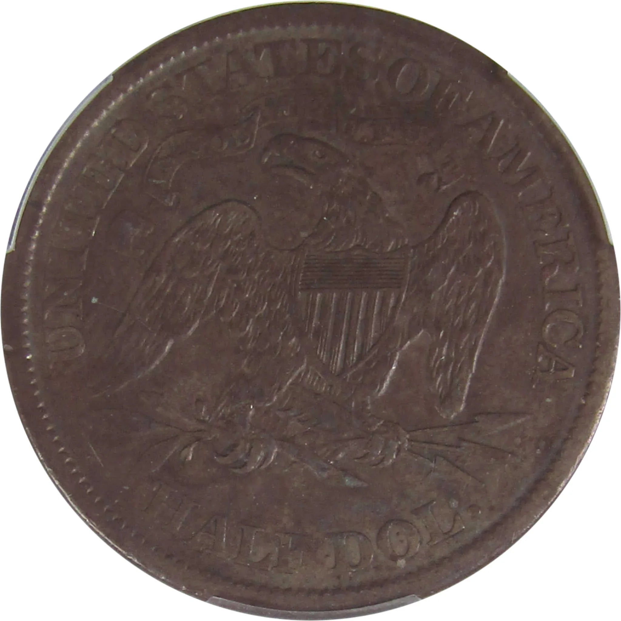 1866 S Motto Seated Liberty Silver Half Dollar XF 40 PCGS SKU:I24684