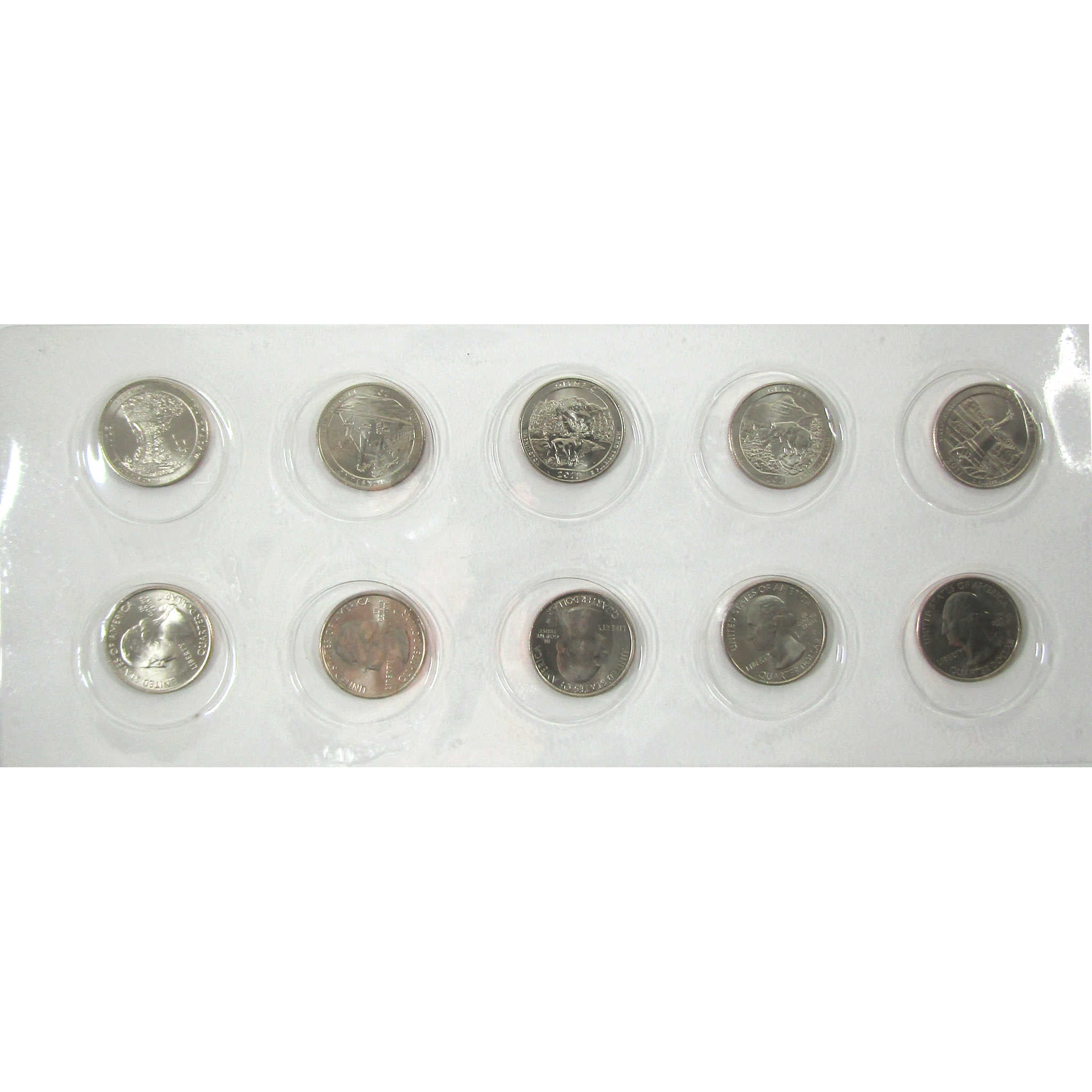 2011 P&D Quarter 10 Piece Set Uncirculated 25c Coin SKU:CPC8518