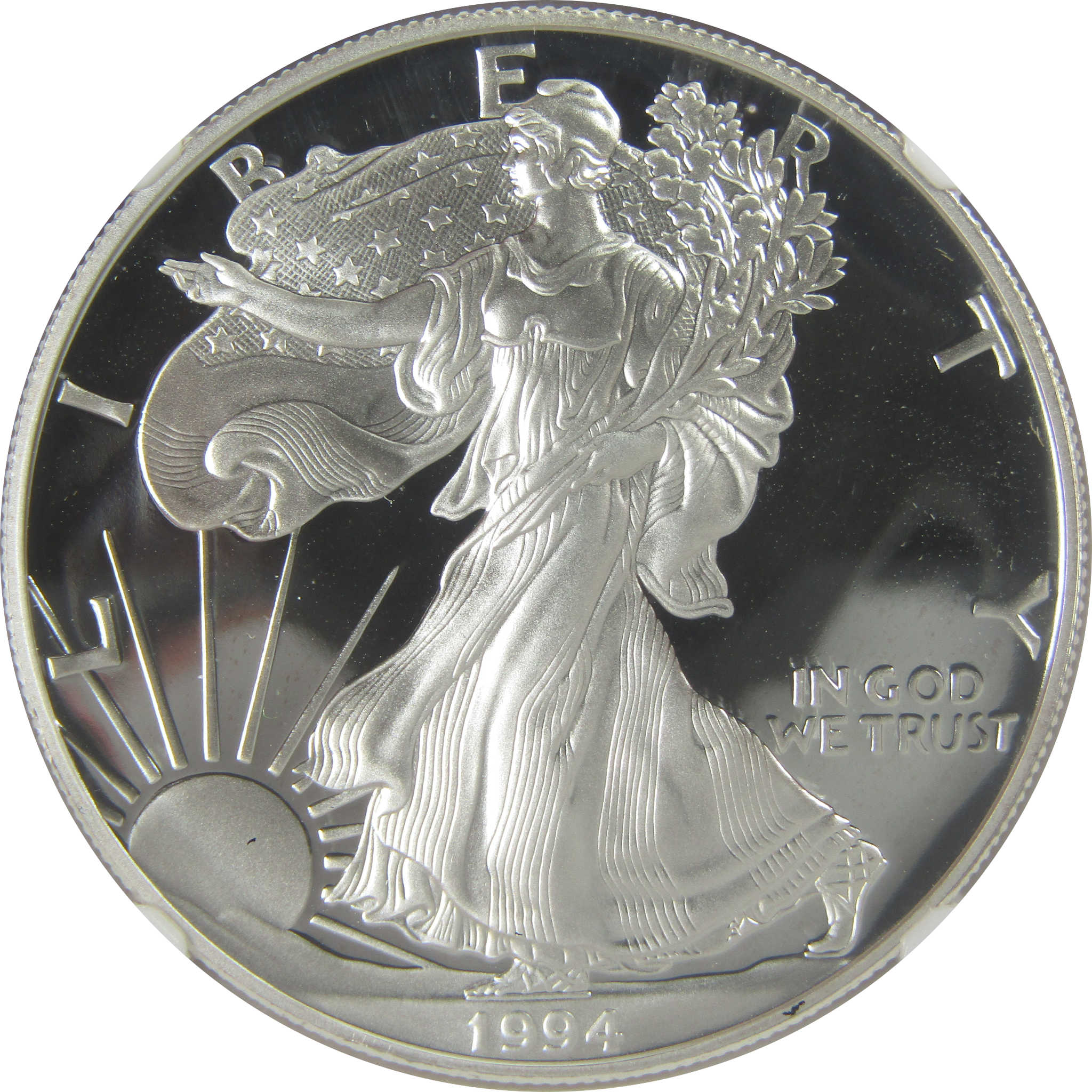 1994 P American Silver Eagle PF 69 UCAM NGC Proof $1 SKU:CPC9475