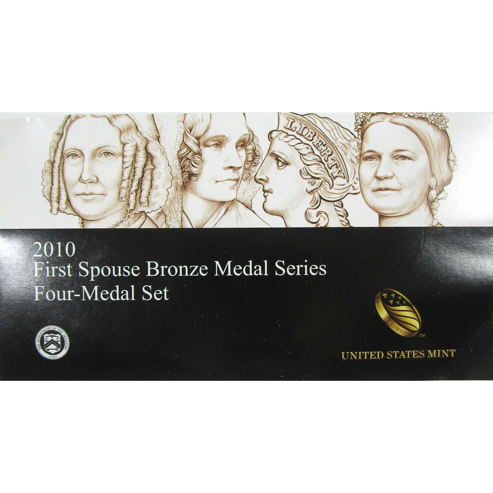 2010 First Spouse Bronze Medal Series 4 Piece Set SKU:CPC8989