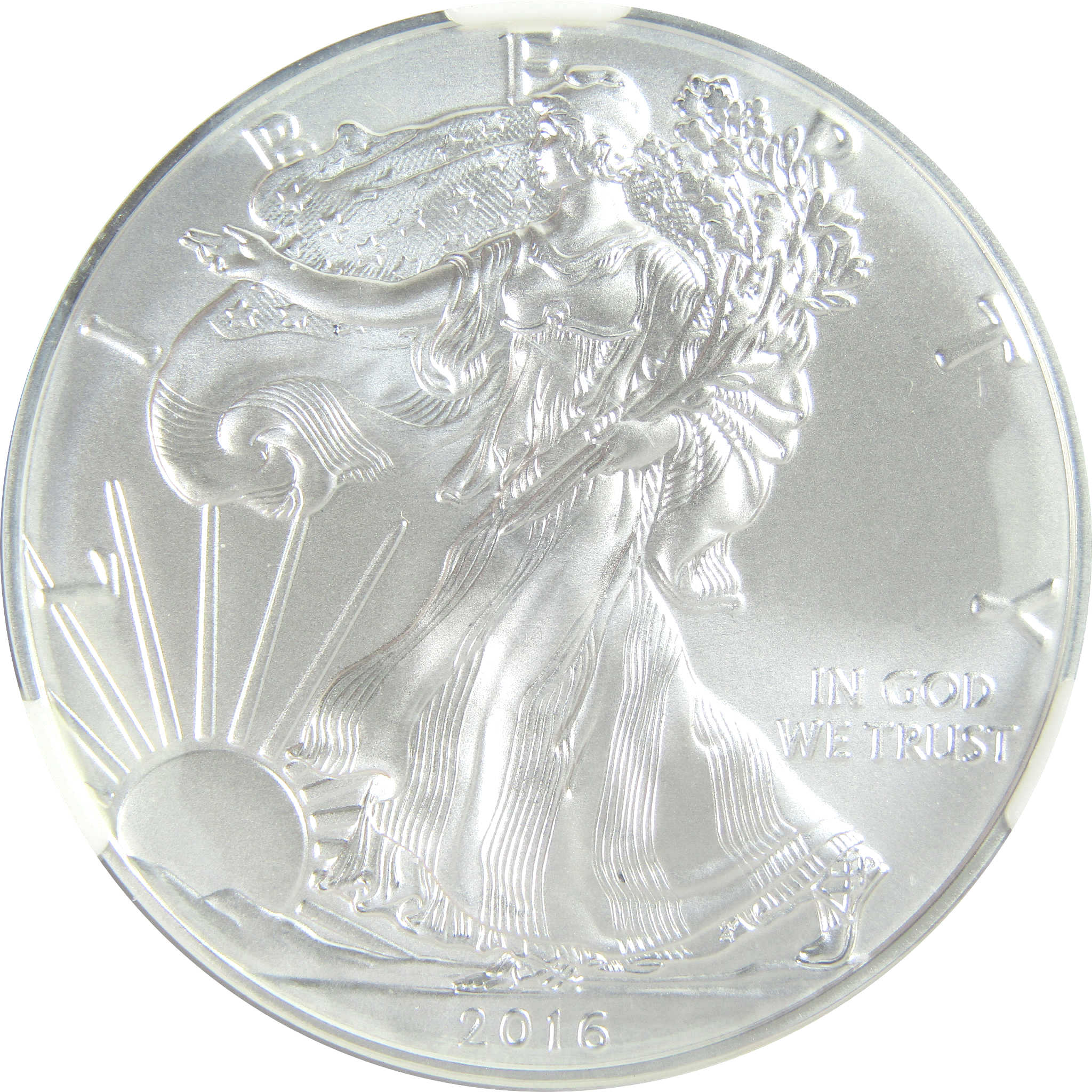 2016 W Lettered Edge American Silver Eagle MS 70 NGC SKU:CPC9441