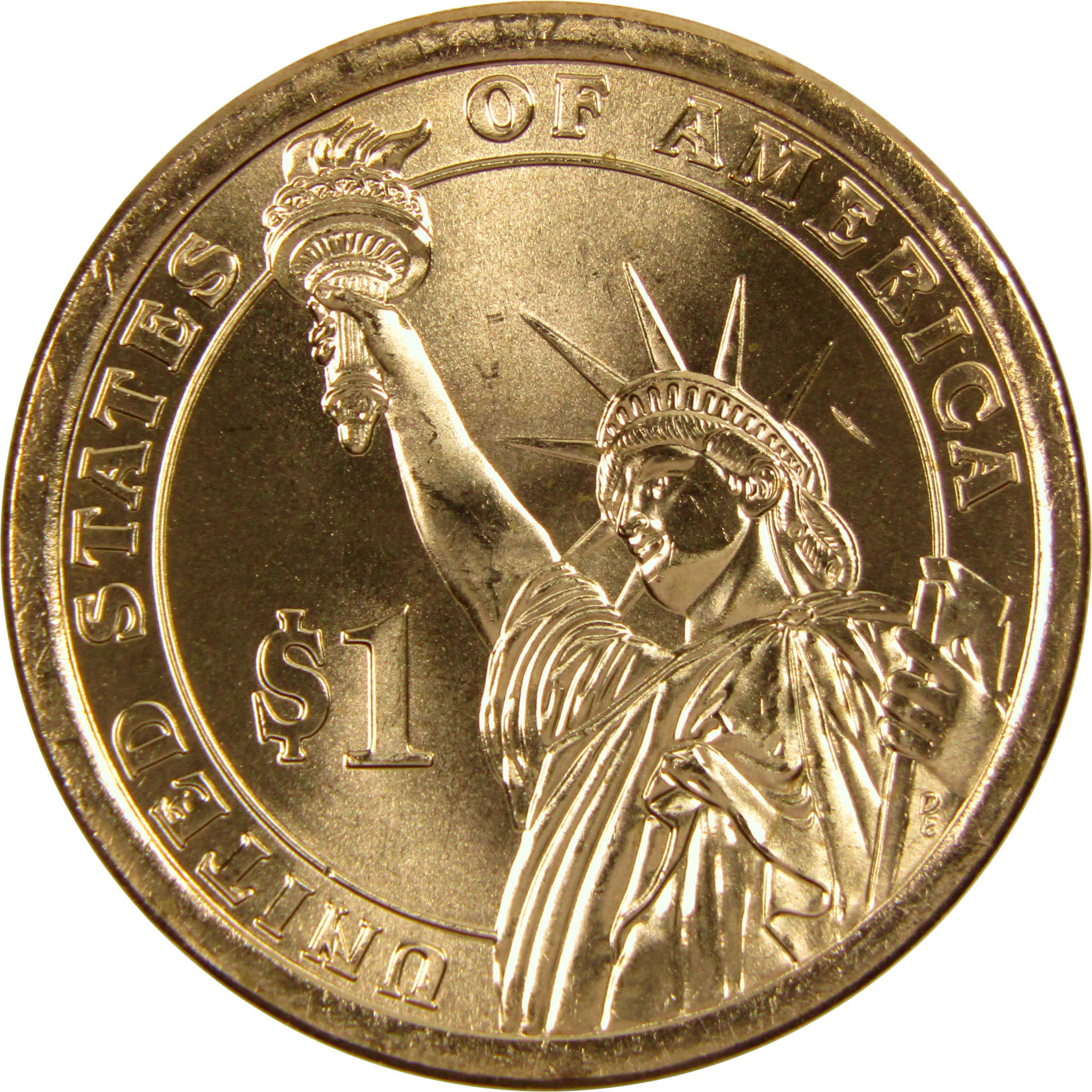 2014 D Calvin Coolidge Presidential Dollar BU Uncirculated $1 Coin