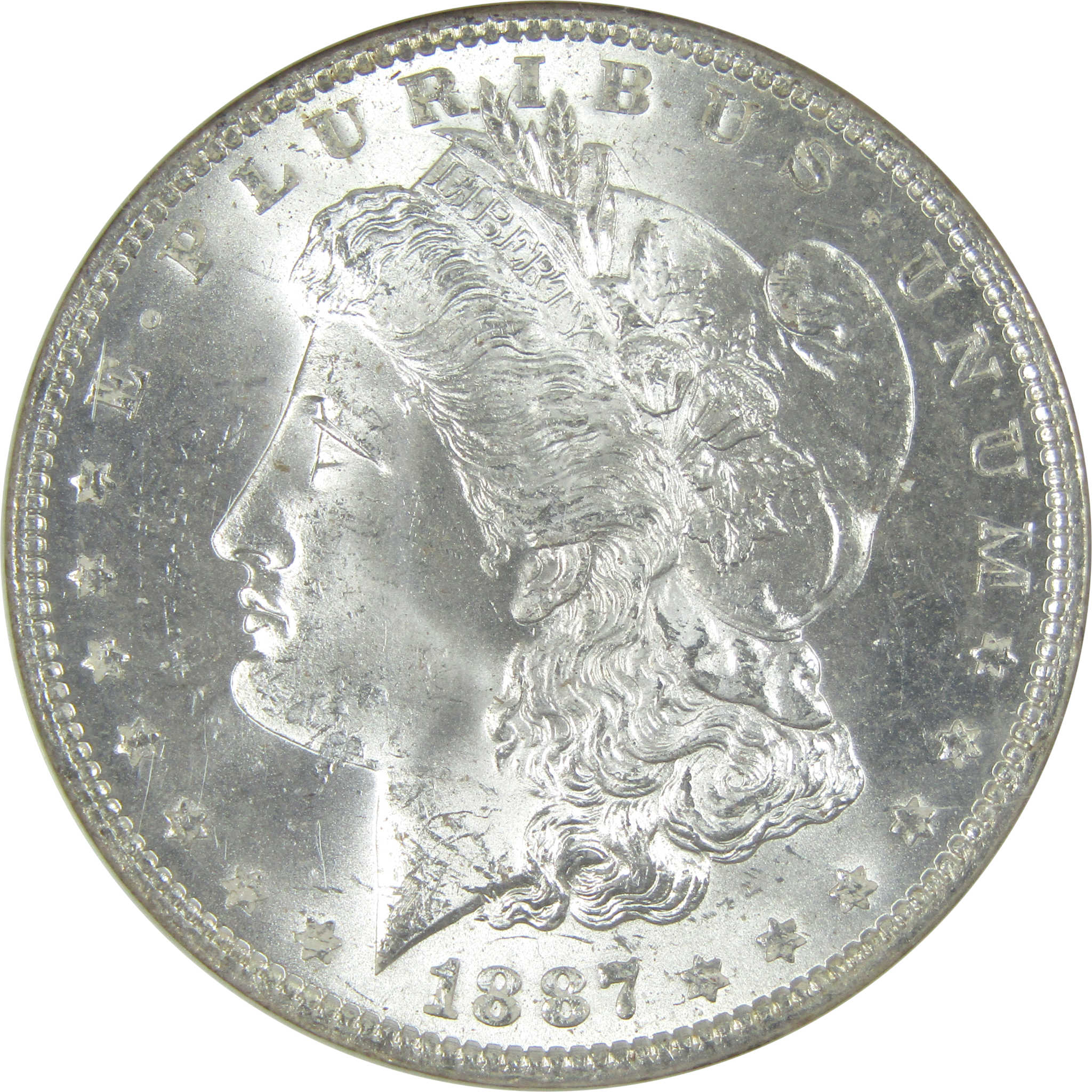 1887 Morgan Dollar MS 64 NGC Silver $1 Uncirculated Coin SKU:I15681 - Morgan coin - Morgan silver dollar - Morgan silver dollar for sale - Profile Coins &amp; Collectibles