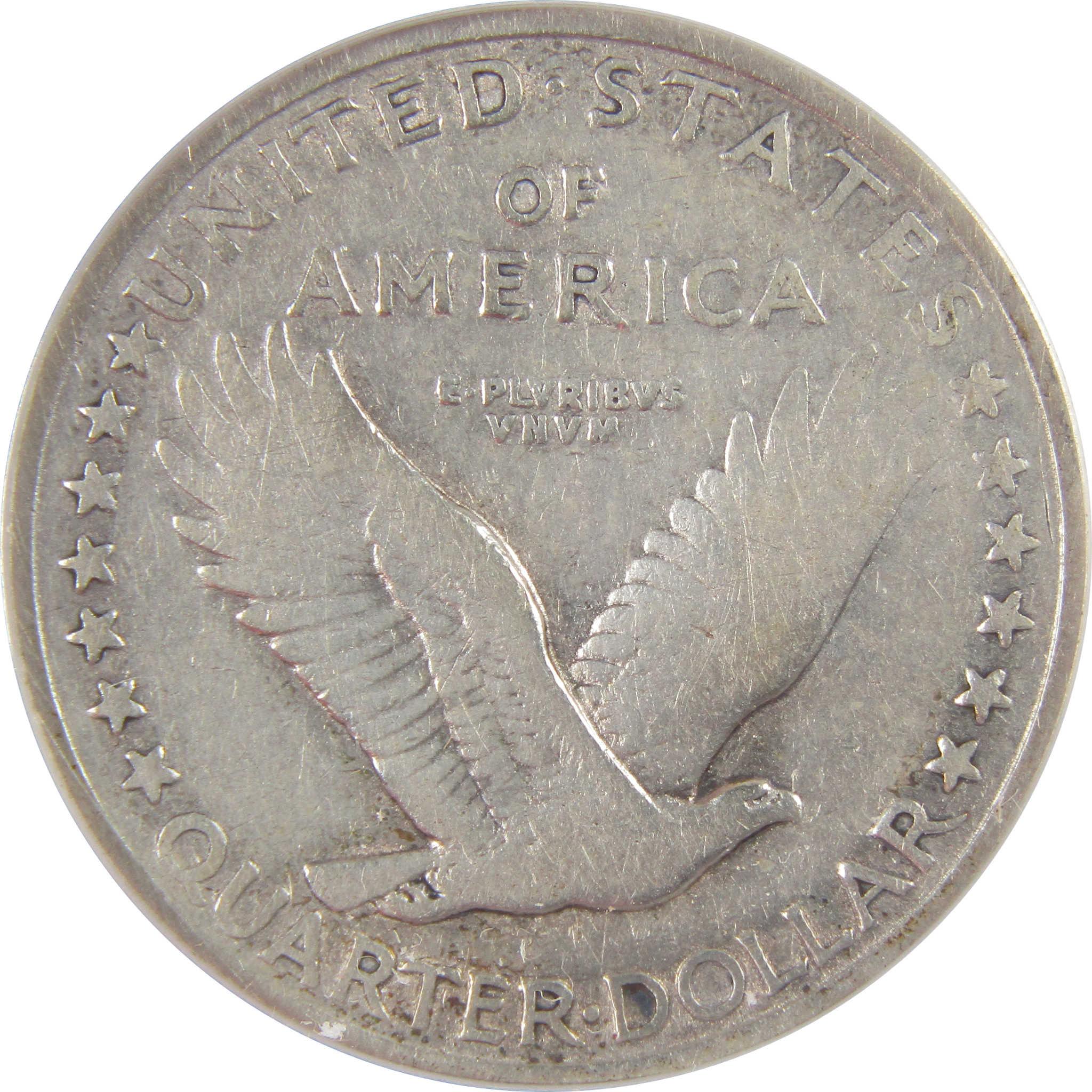 1917 Type 1 Standing Liberty Quarter F 15 Details ANACS SKU:I25540