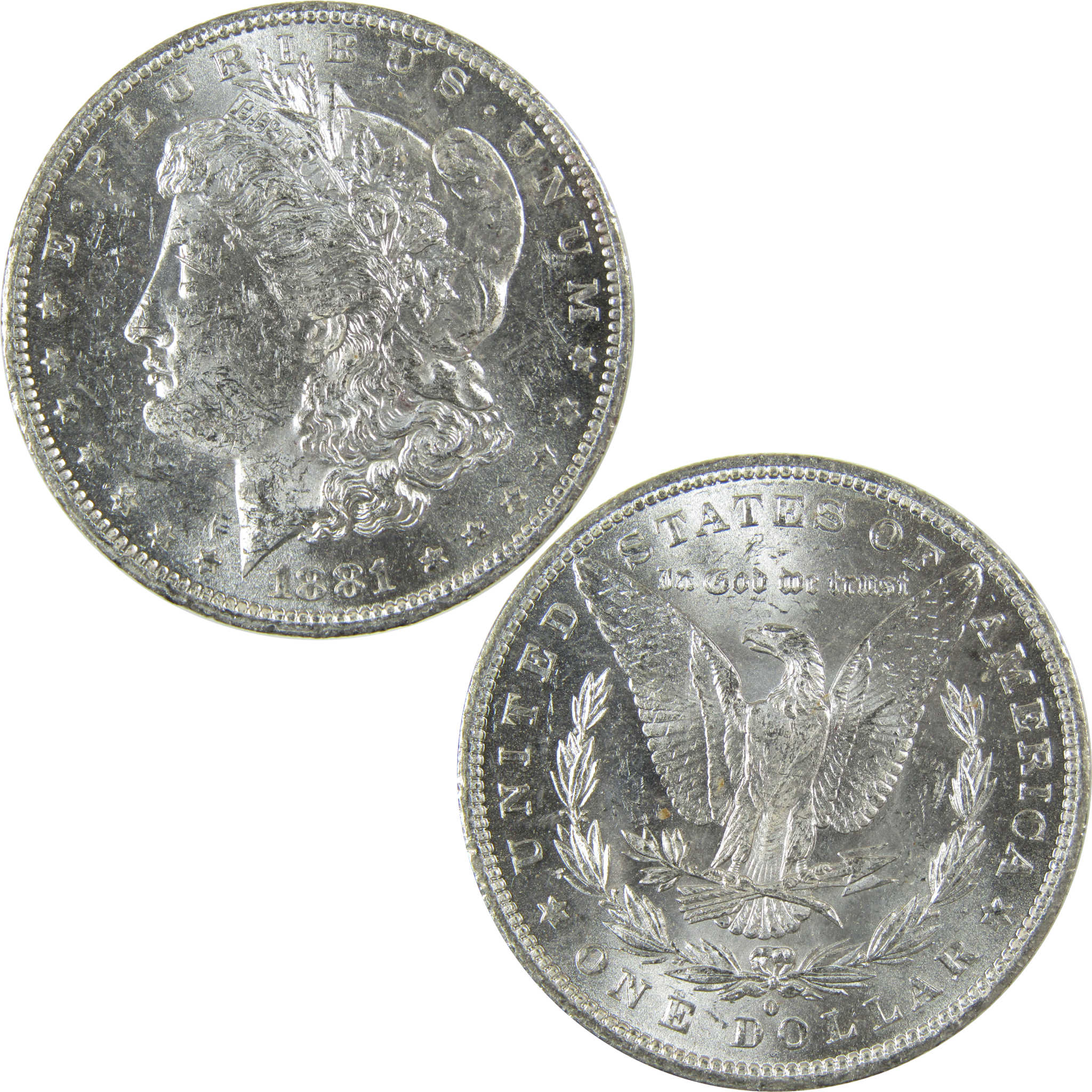 1881 O Morgan Silver Dollar Uncirculated Mint State $1 Coin SKU:I27702