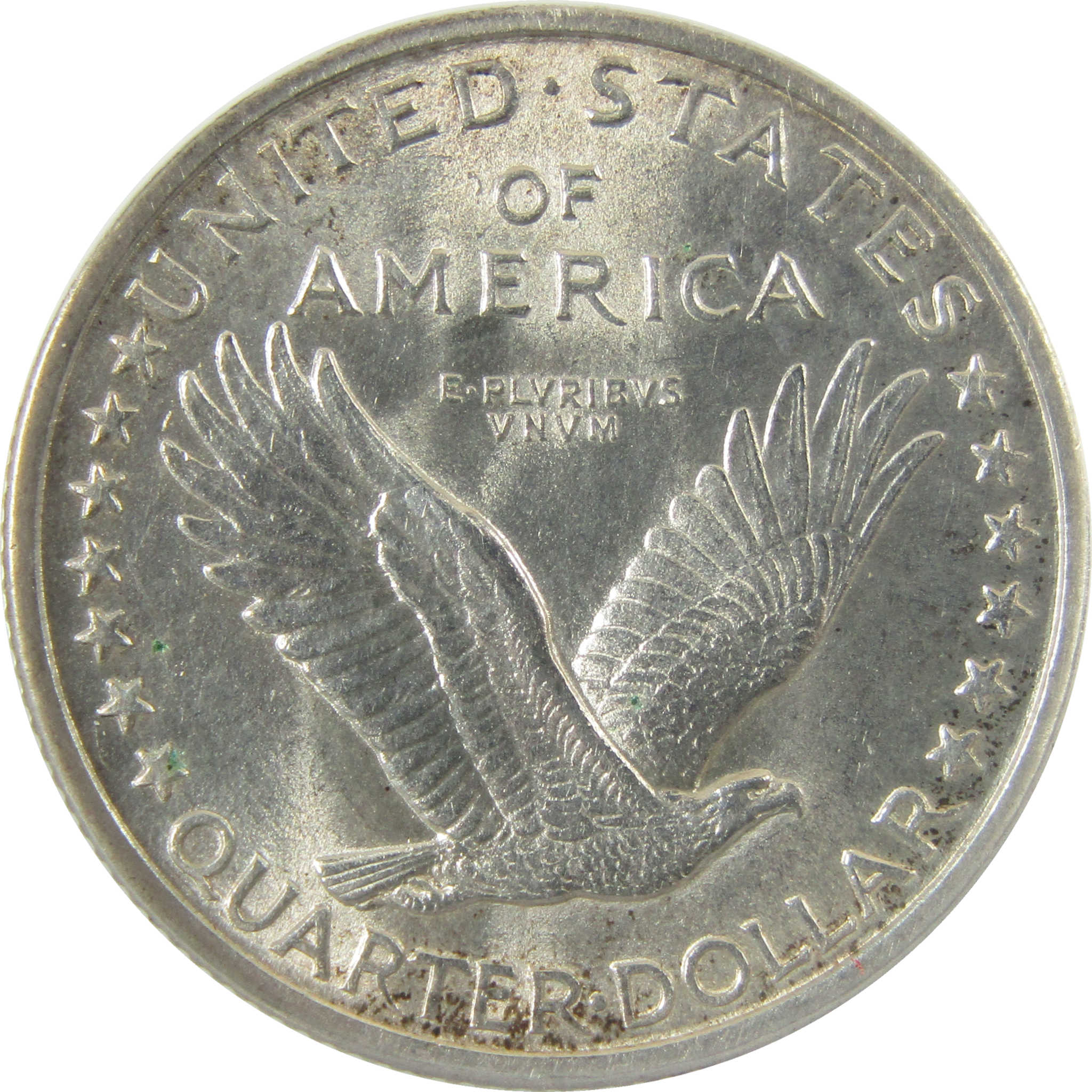 1917 D Type 1 Standing Liberty Silver 25c MS 63 FH ANACS SKU:I28470
