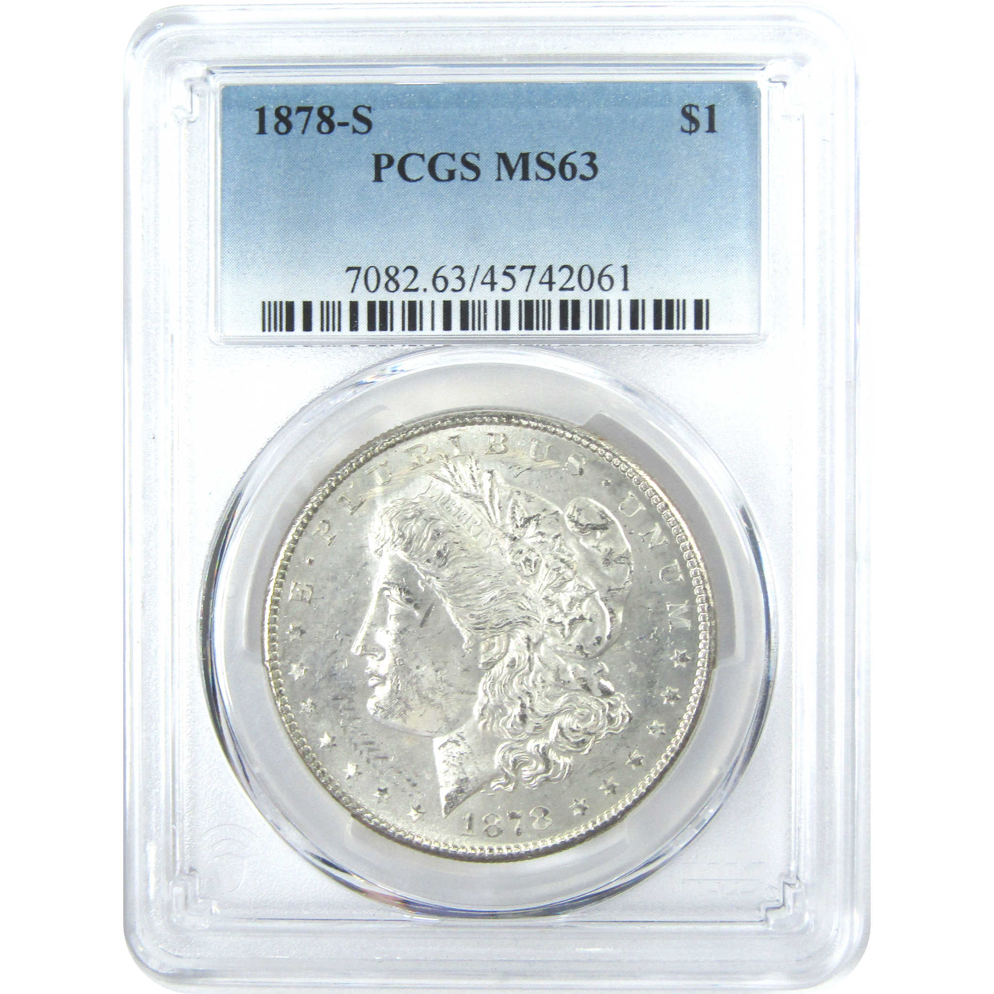 1878 S Morgan Dollar MS 63 PCGS Silver $1 Uncirculated Coin SKU:I15822 - Morgan coin - Morgan silver dollar - Morgan silver dollar for sale - Profile Coins &amp; Collectibles