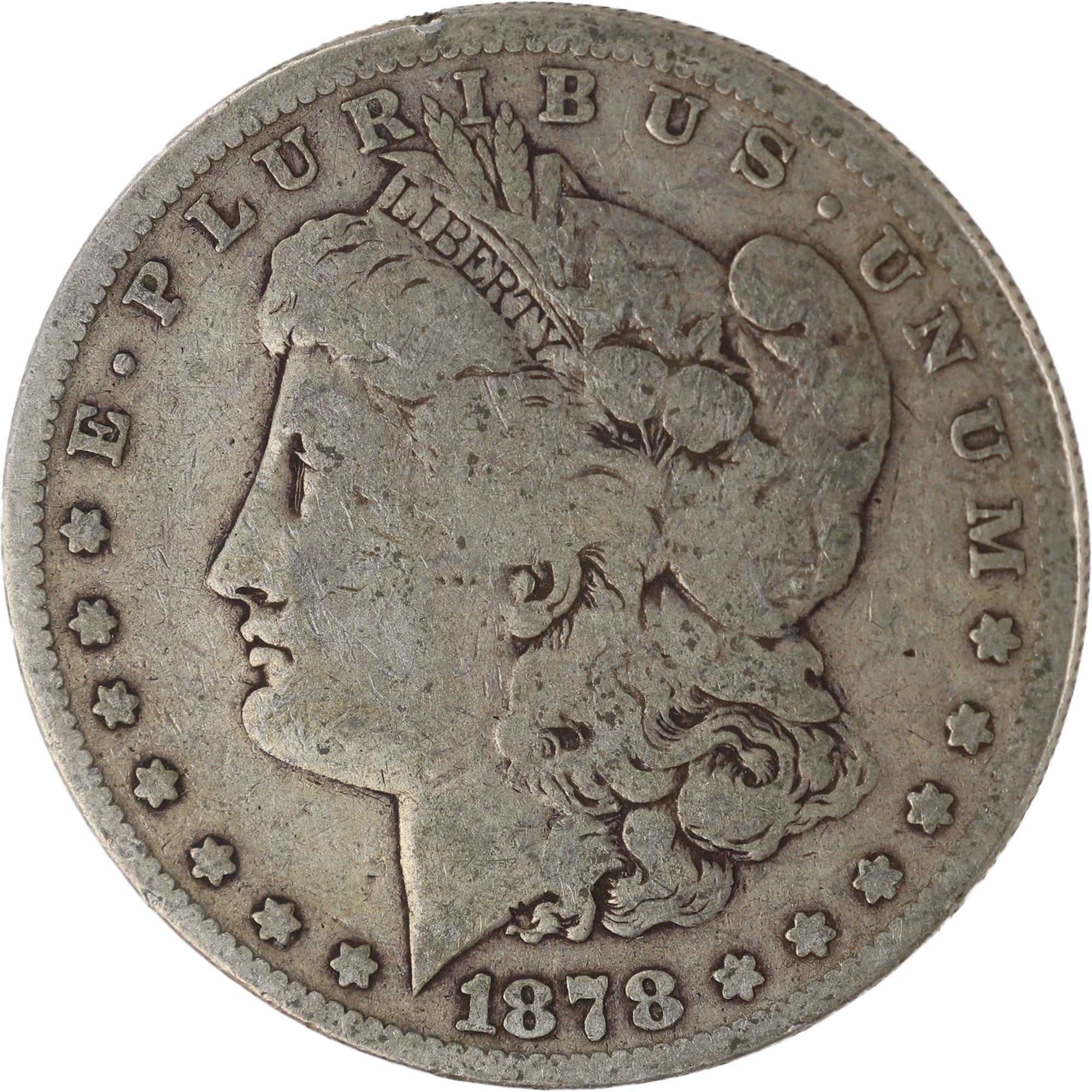 1878 7TF Rev 79 Morgan Dollar VG Very Good Silver $1 Coin SKU:I12002 - Morgan coin - Morgan silver dollar - Morgan silver dollar for sale - Profile Coins &amp; Collectibles