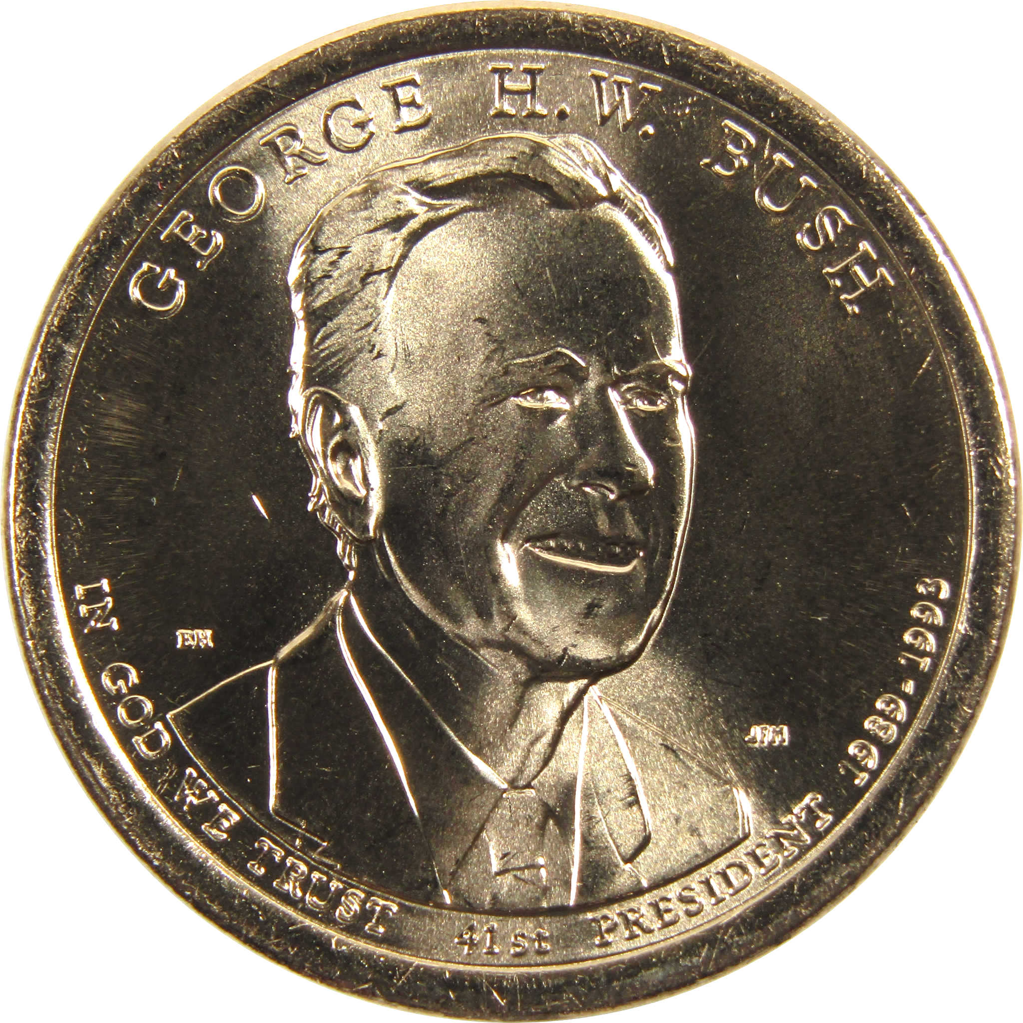 2020 D George H W Bush Presidential Dollar BU Uncirculated $1 Coin