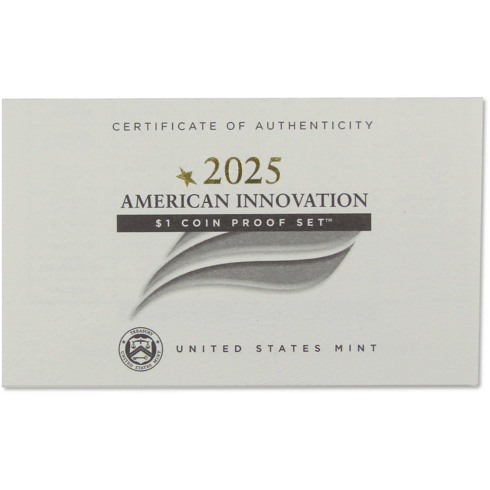 2025 American Innovation Dollar Proof Set U.S. Mint Packaging OGP COA