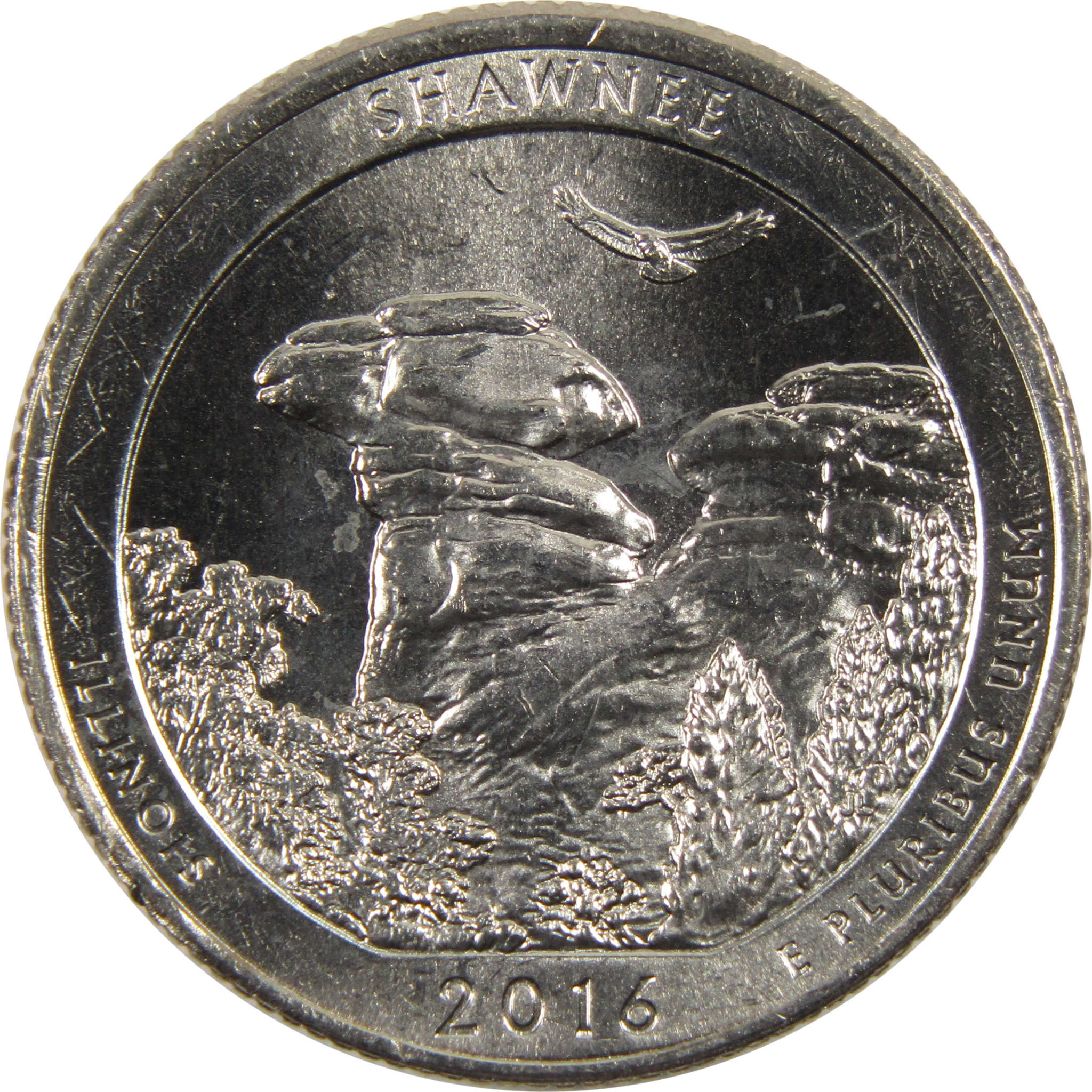2016 P Shawnee National Forest Quarter BU Uncirculated Clad 25c Coin