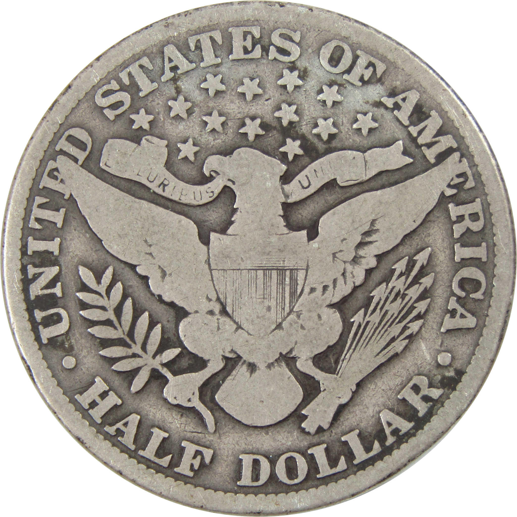1914 Barber Half Dollar G Good Silver 50c Coin SKU:I13852