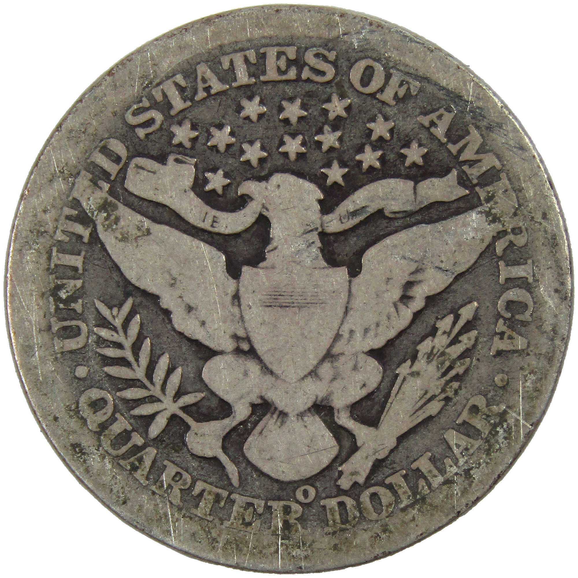 1899 O Barber Quarter G Good Silver 25c Coin SKU:I12710