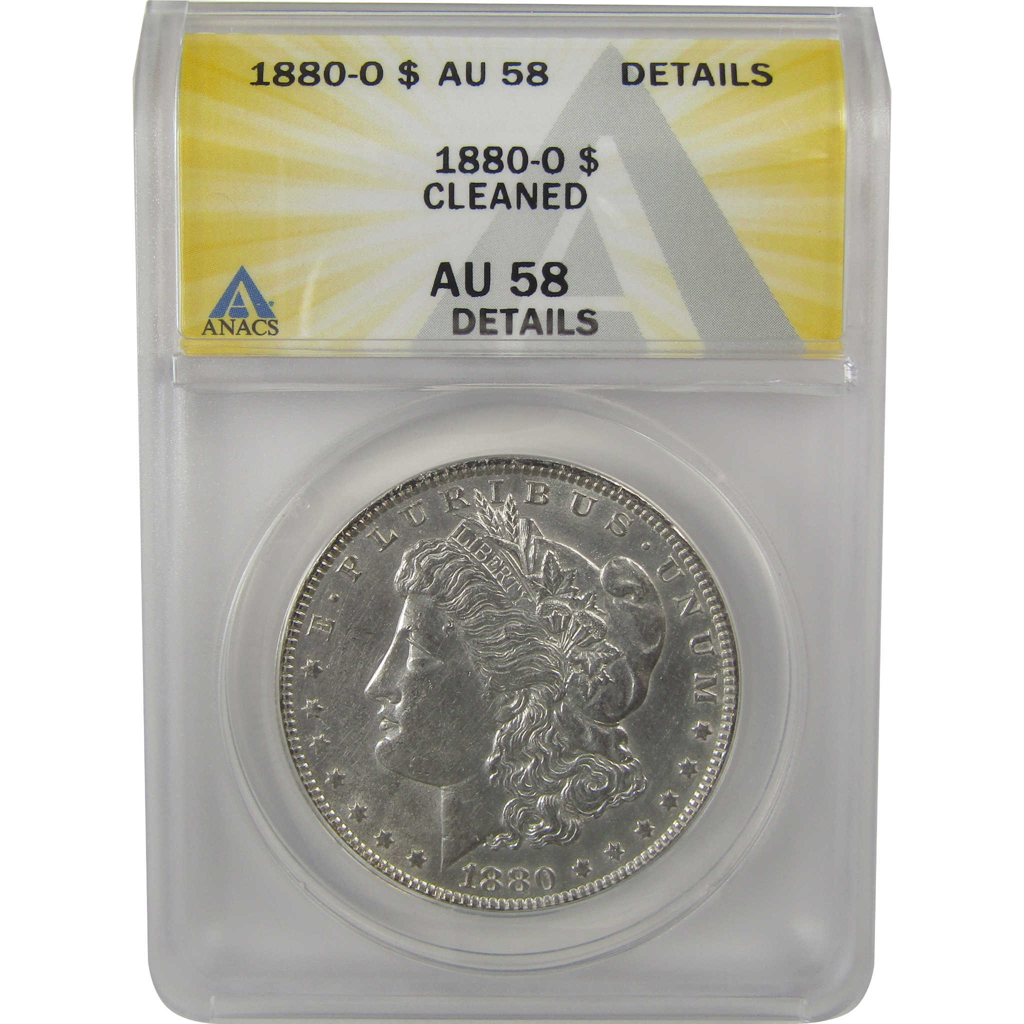 1880 O Morgan Dollar AU 58 Details ANACS Silver $1 Coin SKU:I22348 - Morgan coin - Morgan silver dollar - Morgan silver dollar for sale - Profile Coins &amp; Collectibles