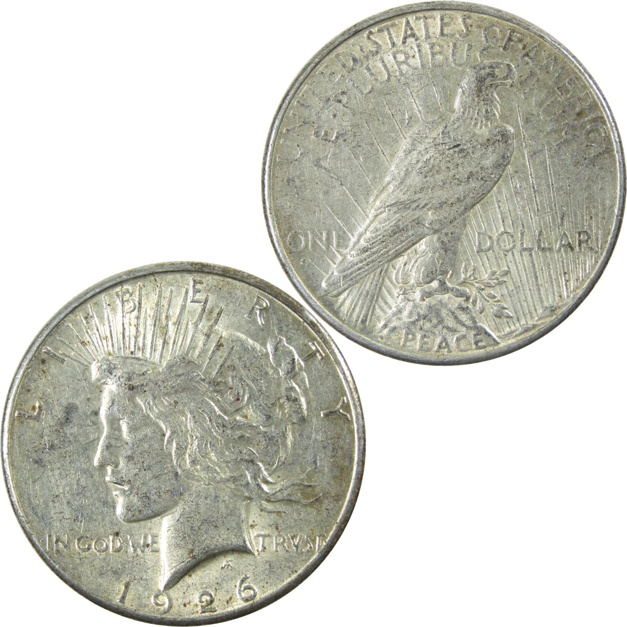 1926 S Peace Dollar XF EF Extremely Fine Silver $1 Coin SKU:I13753