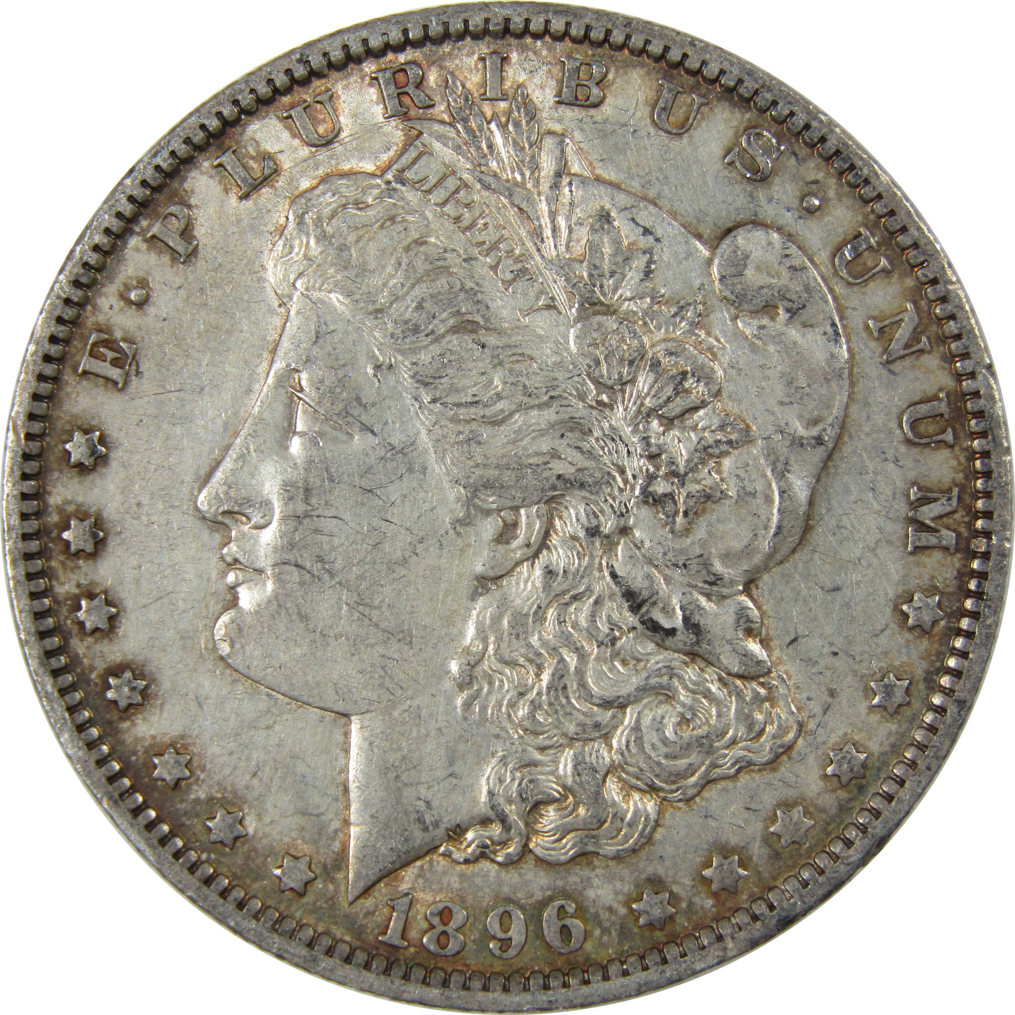 1896 O Morgan Dollar AU About Uncirculated Silver $1 Coin SKU:I23701