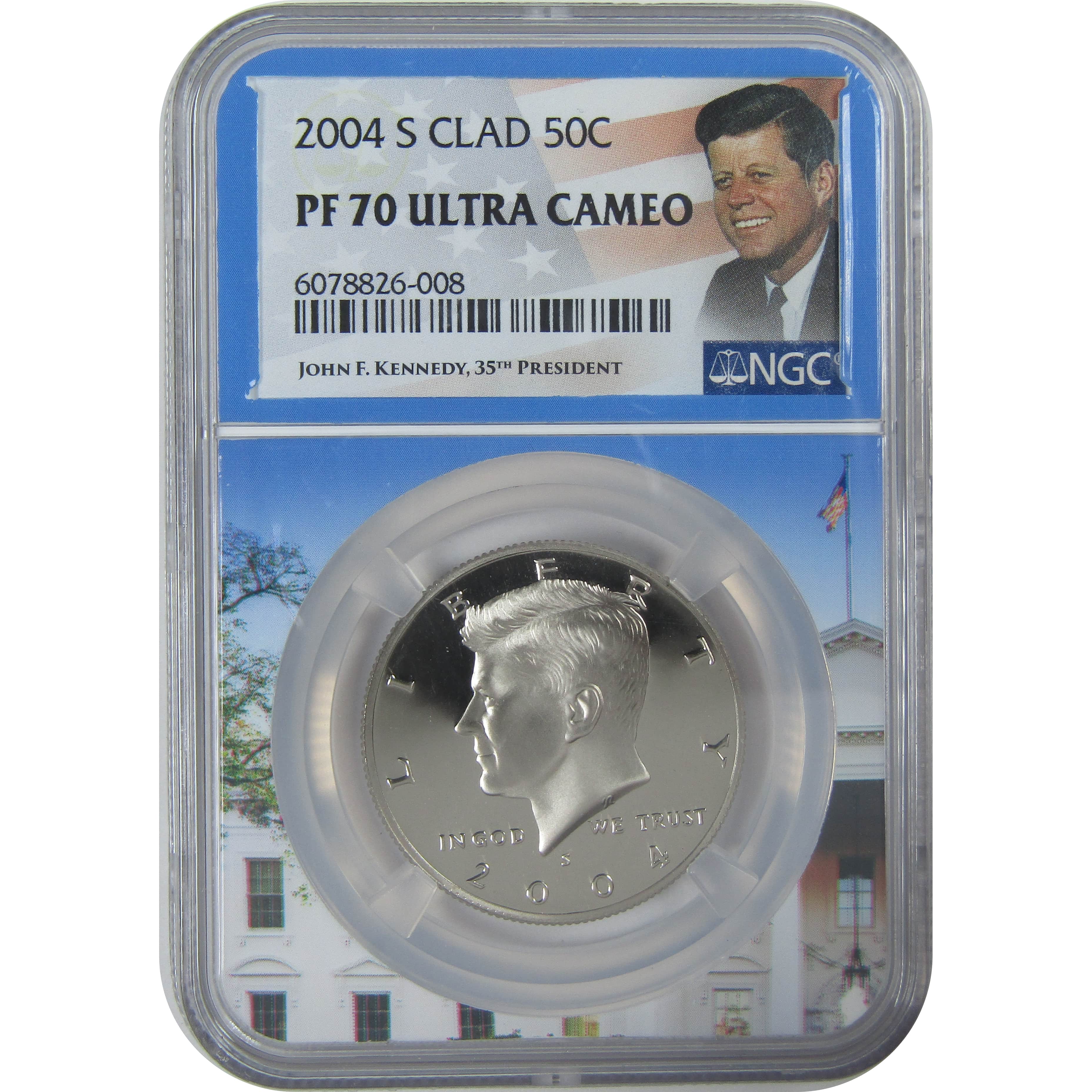 2004 S Kennedy Half Dollar PF 70 UCAM NGC Clad 50c Proof SKU:CPC9072