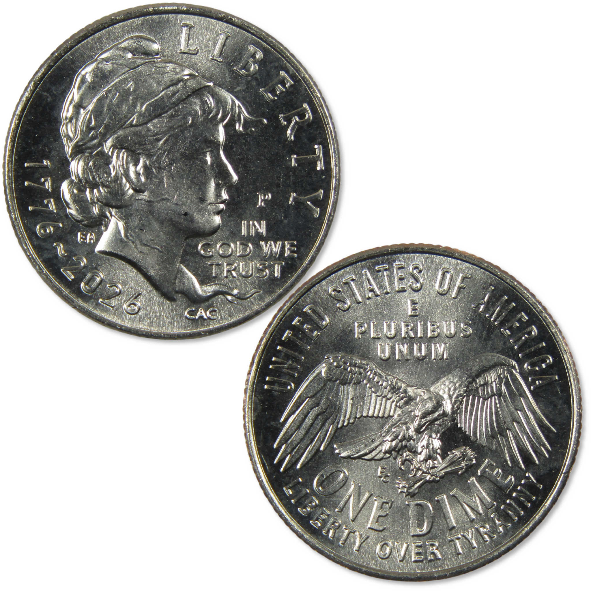 2026 P Emerging Liberty Semiquincentennial Clad Dime Uncirculated
