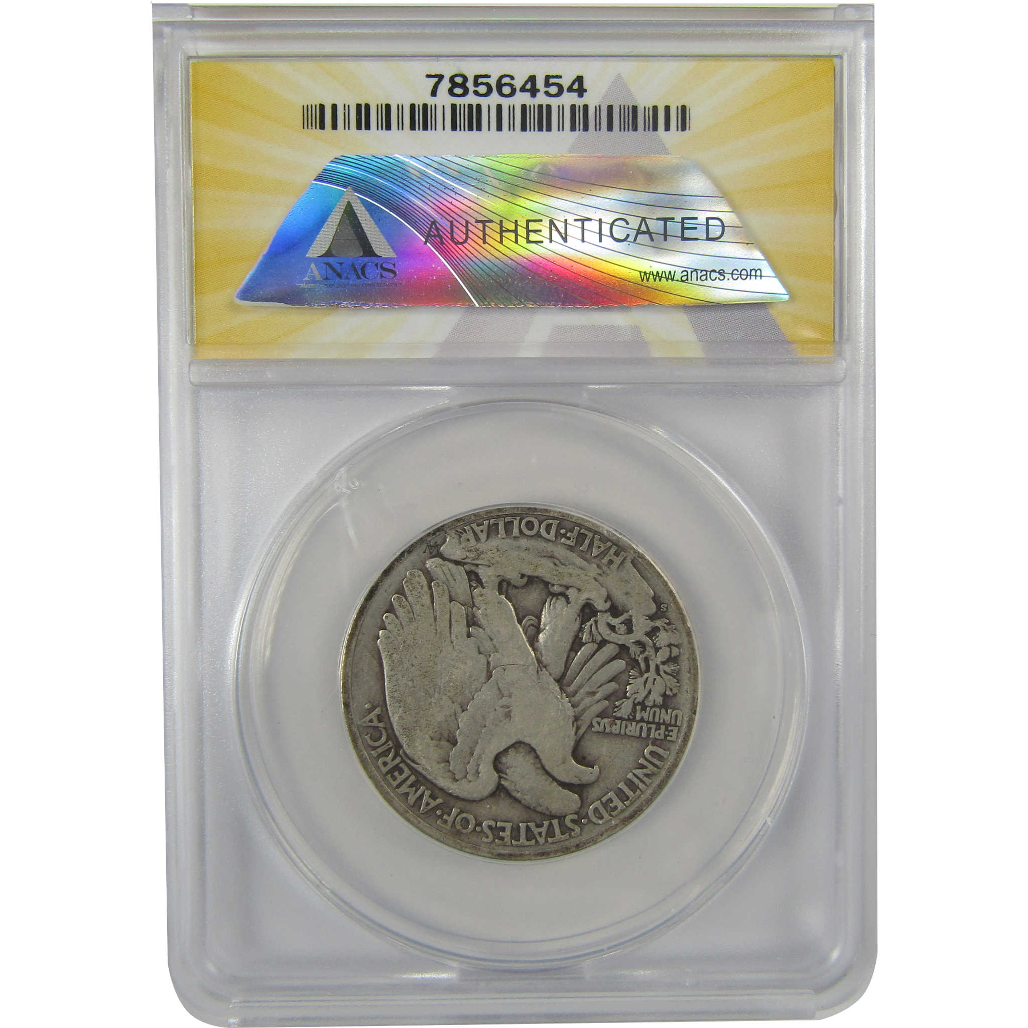 1921 S Liberty Walking Half Dollar VG 10 ANACS Silver SKU:I20833