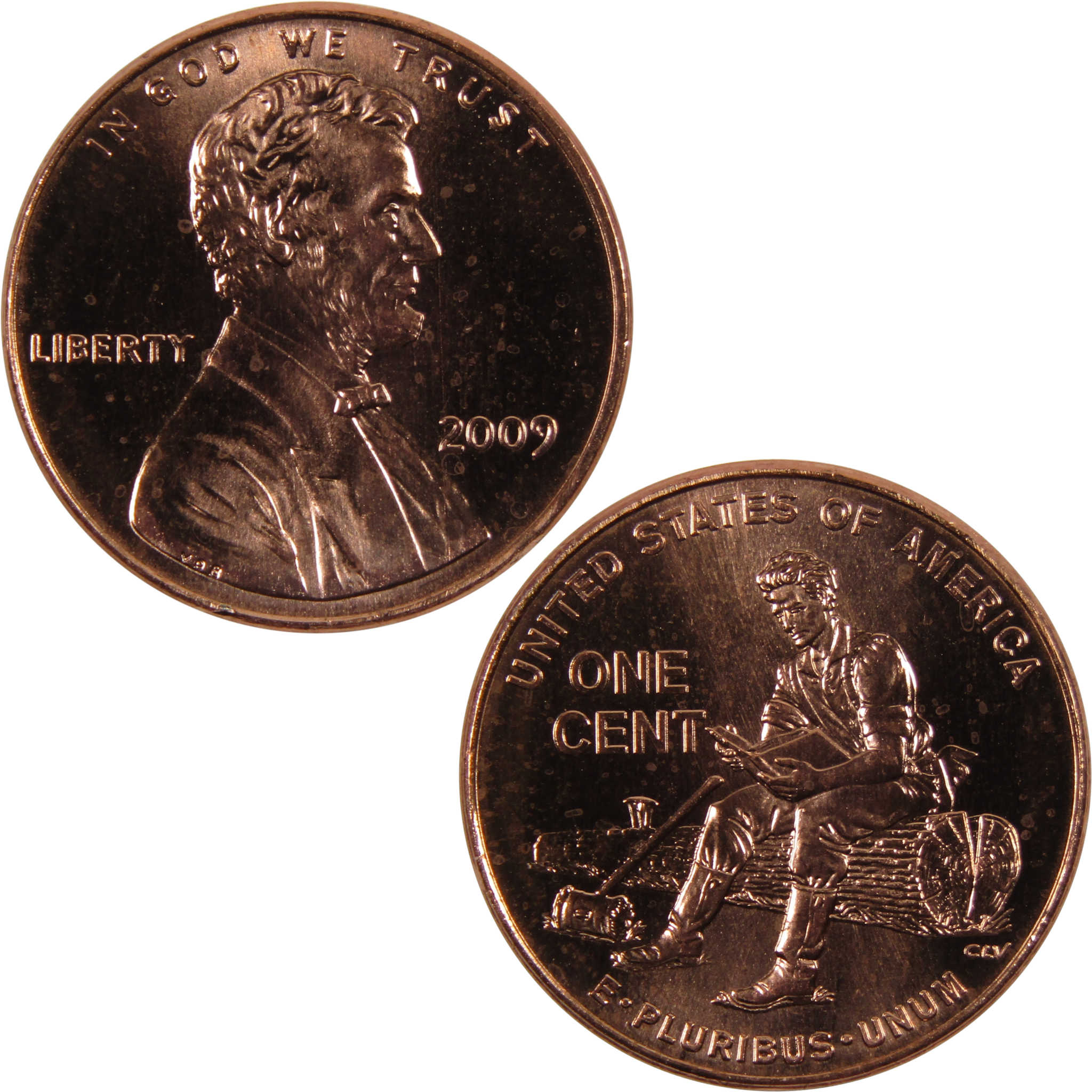 2009 Formative Years Lincoln Bicentennial Cent BU Uncirculated 1c Coin