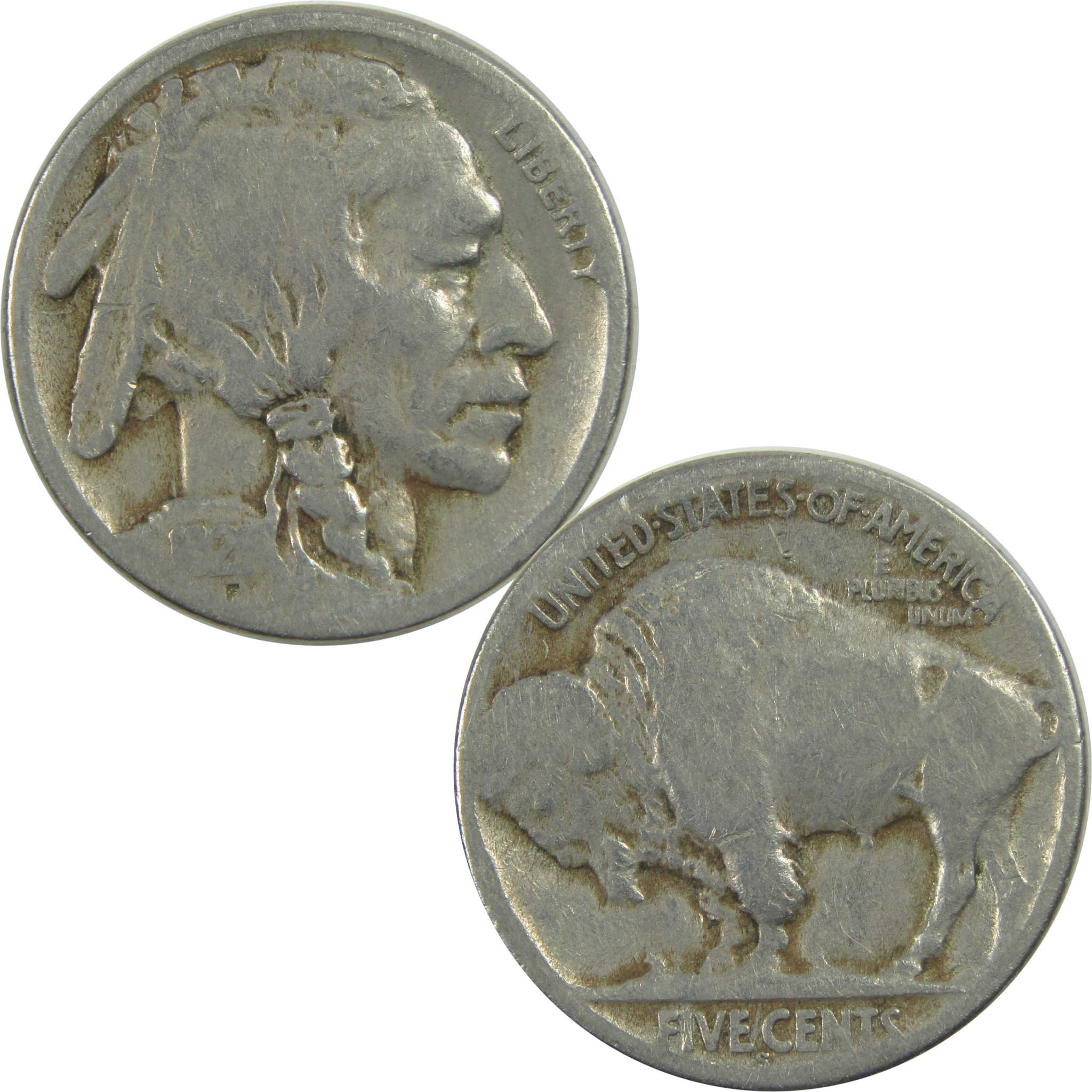 1921 S Indian Head Buffalo Nickel AG About Good 5c Coin SKU:I15495