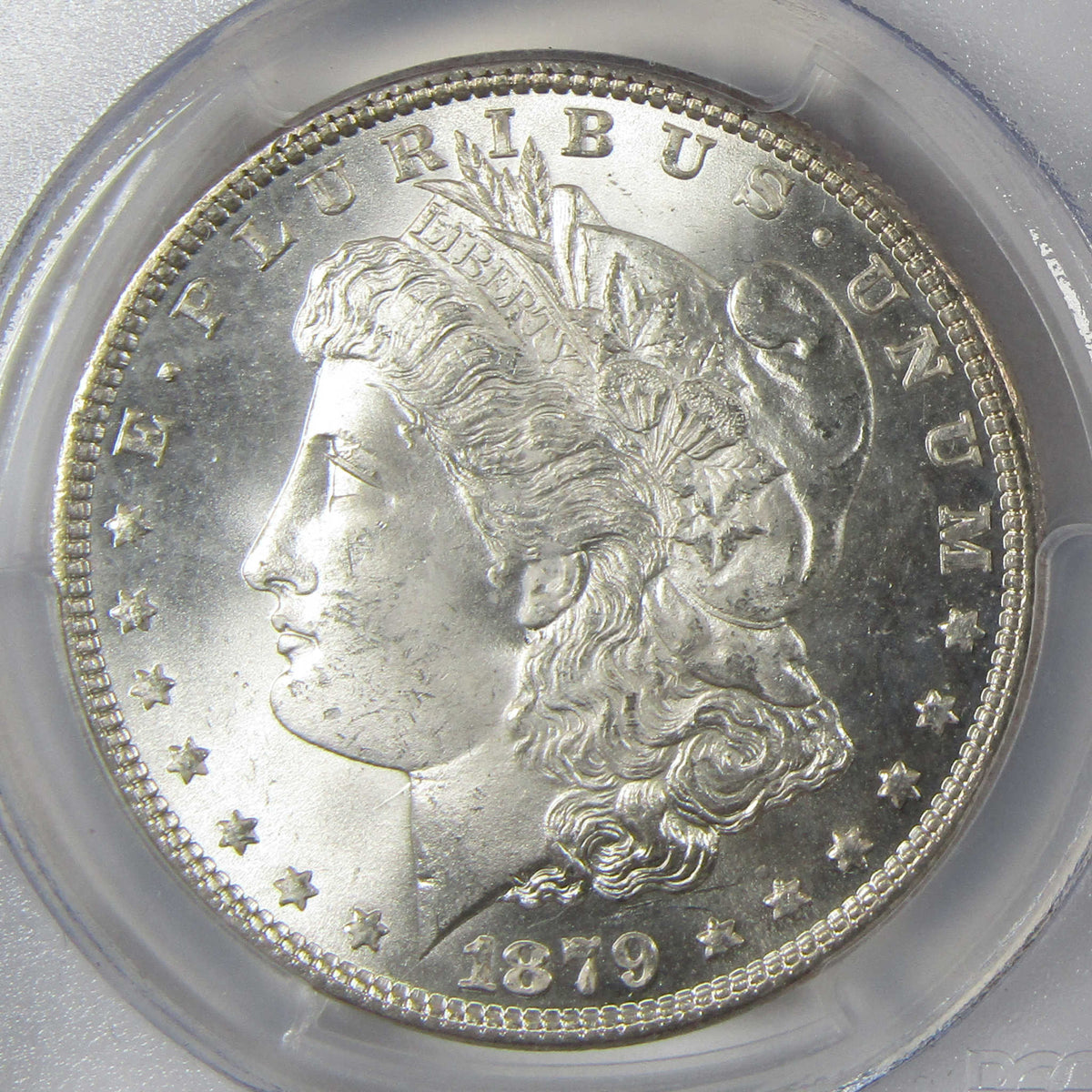 1879 Morgan Silver Dollar MS 65 PCGS Uncirculated $1 Coin Collectible - Morgan coin - Morgan silver dollar - Morgan silver dollar for sale - Profile Coins &amp; Collectibles