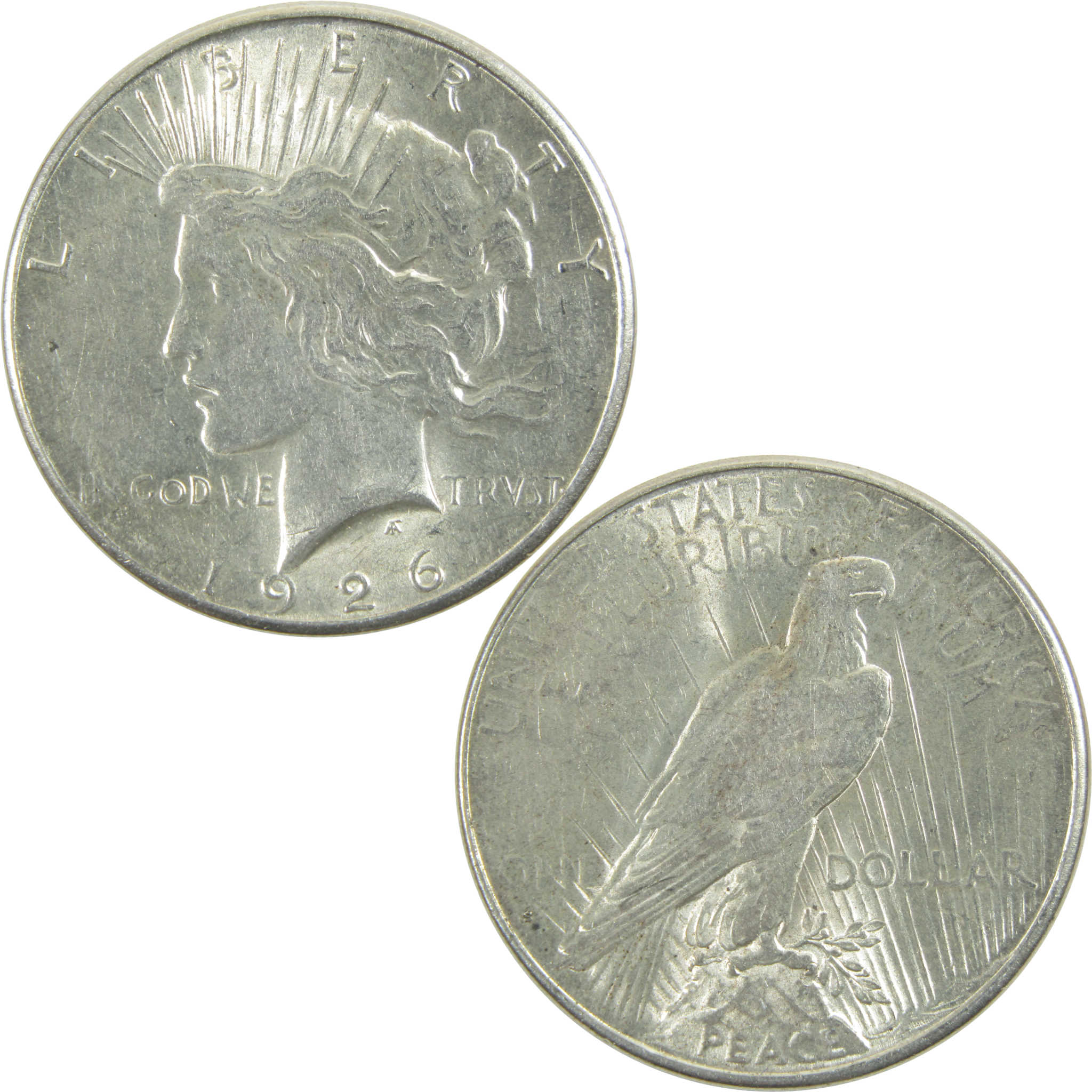 1926 S Peace Dollar CH AU Choice About Uncirculated Silver SKU:CPC7920