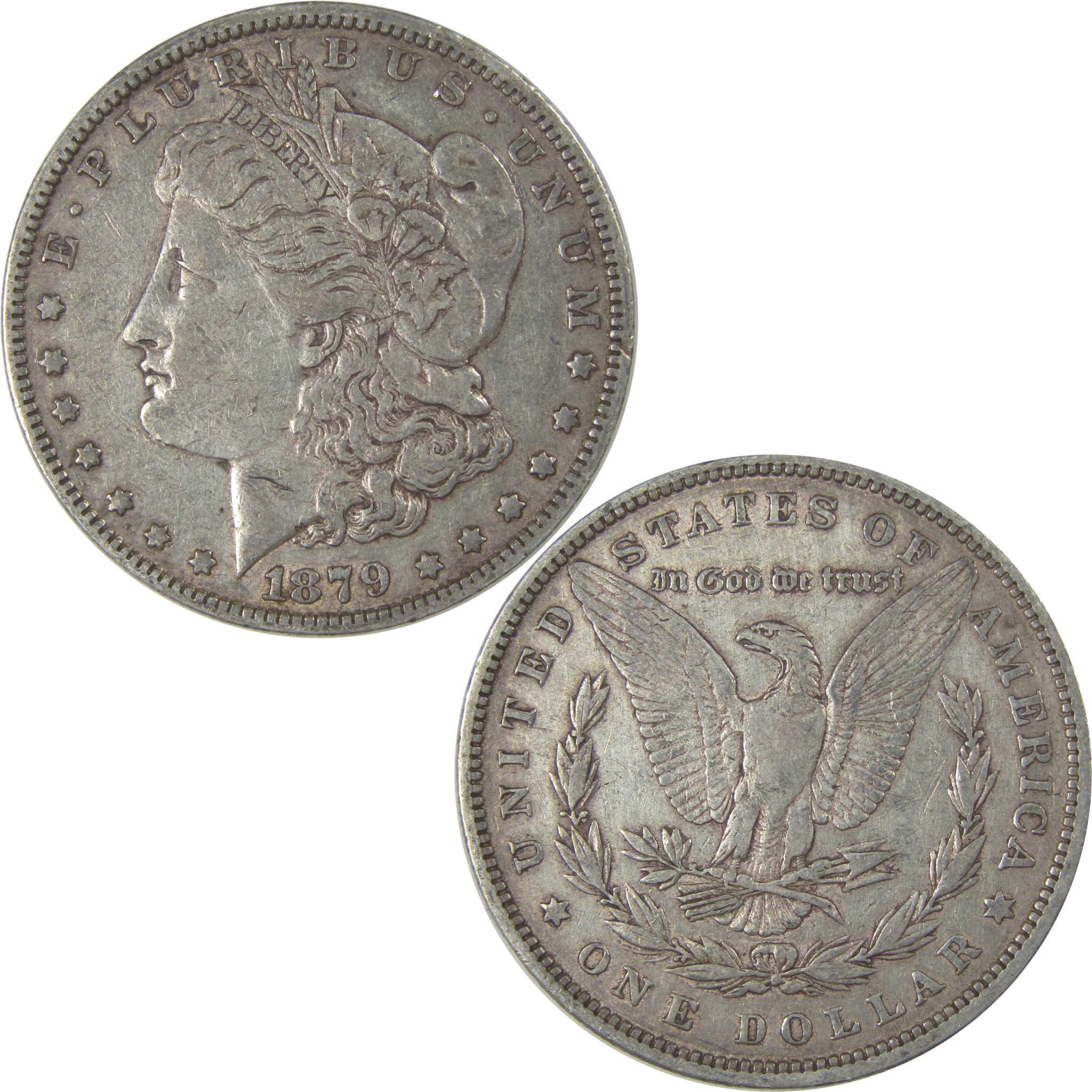 1879 Morgan Silver Dollar XF EF Extremely Fine $1 Coin SKU:I24278 - Morgan coin - Morgan silver dollar - Morgan silver dollar for sale - Profile Coins &amp; Collectibles