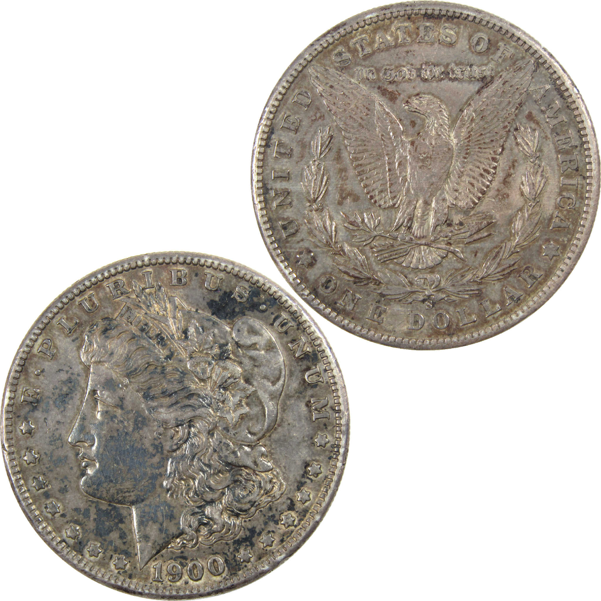 1900 S Morgan Dollar XF EF Extremely Fine Details Silver $1 SKU:I12239 - Morgan coin - Morgan silver dollar - Morgan silver dollar for sale - Profile Coins &amp; Collectibles