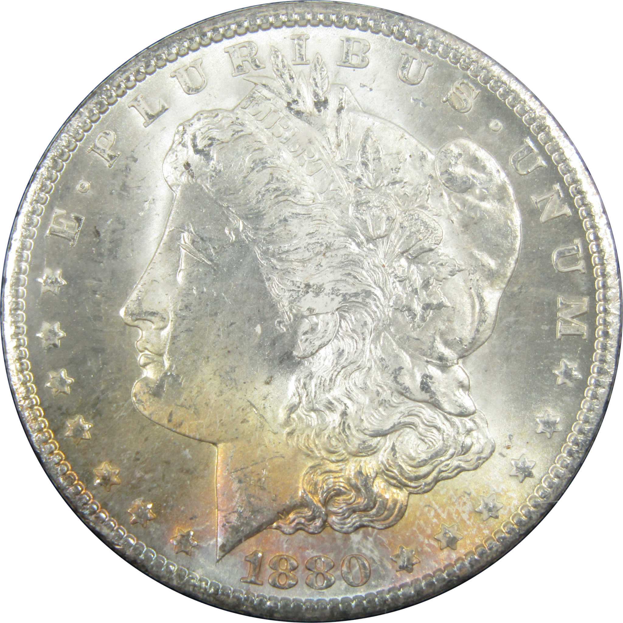 1880 CC GSA Morgan Dollar BU Choice Uncirculated Silver $1 SKU:I12832 - Morgan coin - Morgan silver dollar - Morgan silver dollar for sale - Profile Coins &amp; Collectibles