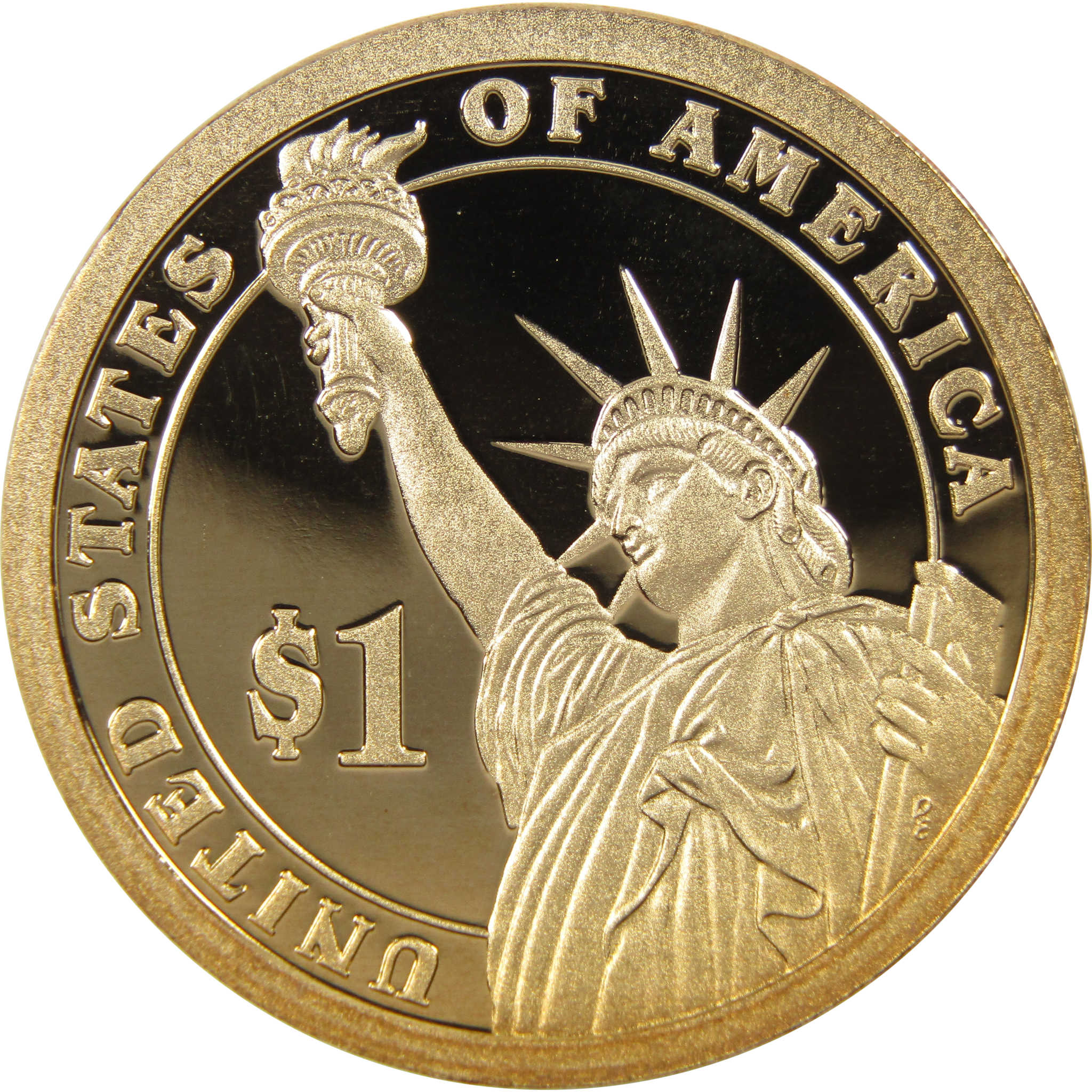 2013 S Theodore Roosevelt Presidential Dollar Choice Proof $1 Coin