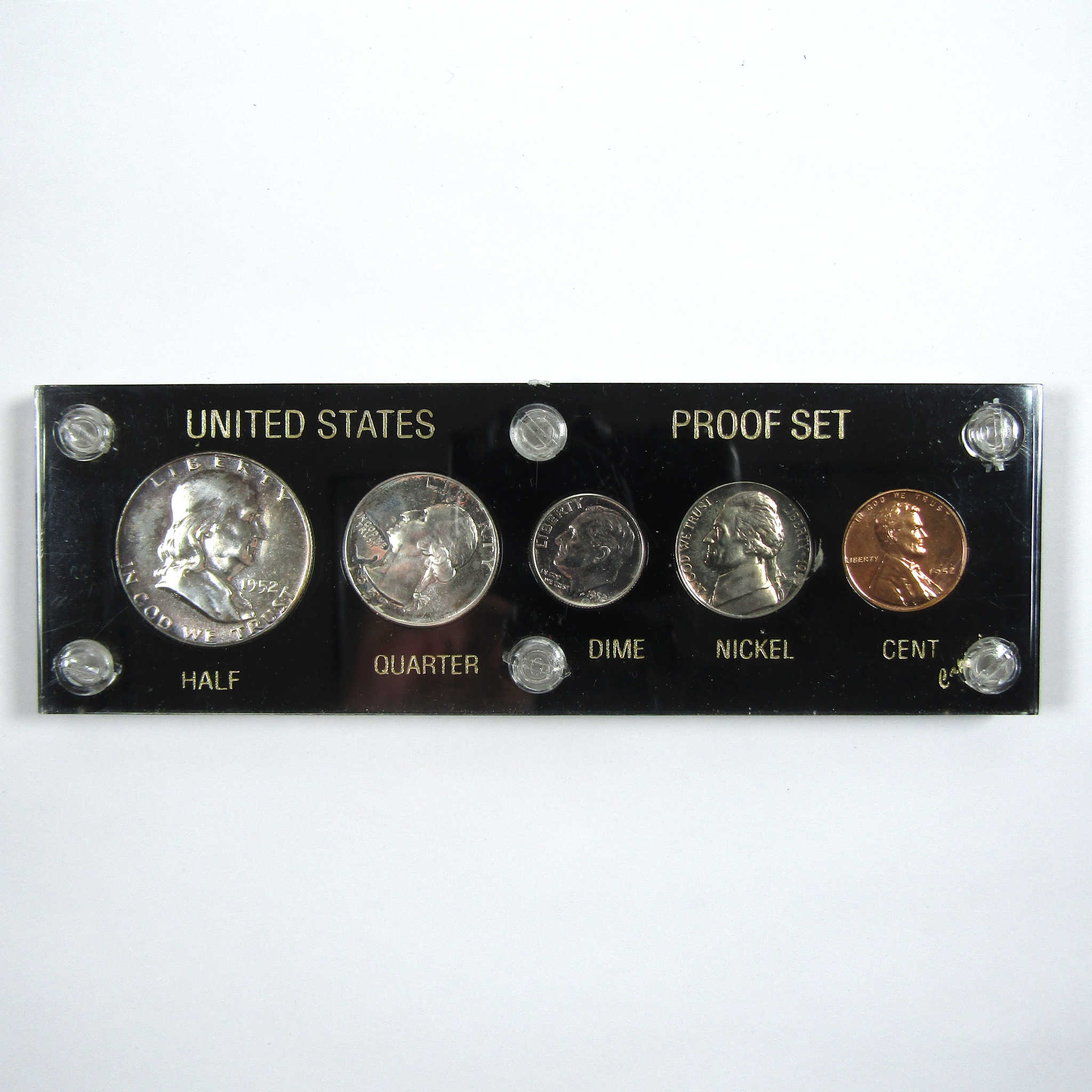 1952 U.S. Mint Proof Set with Capital Holder SKU:CPC7911