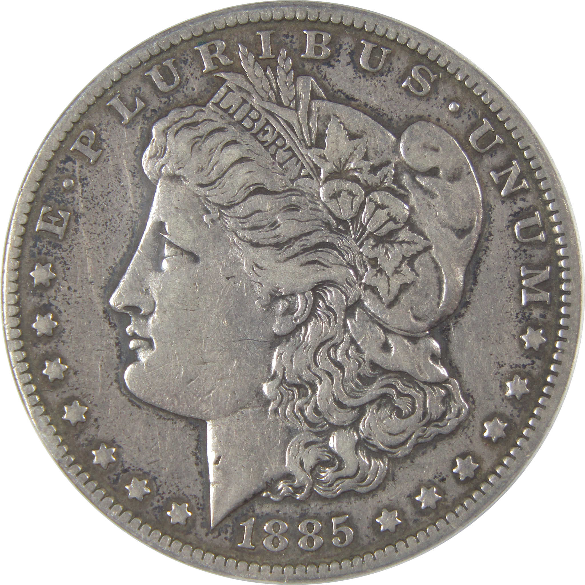 1885 CC Morgan Dollar VF 30 Details ANACS Silver $1 Coin SKU:CP118