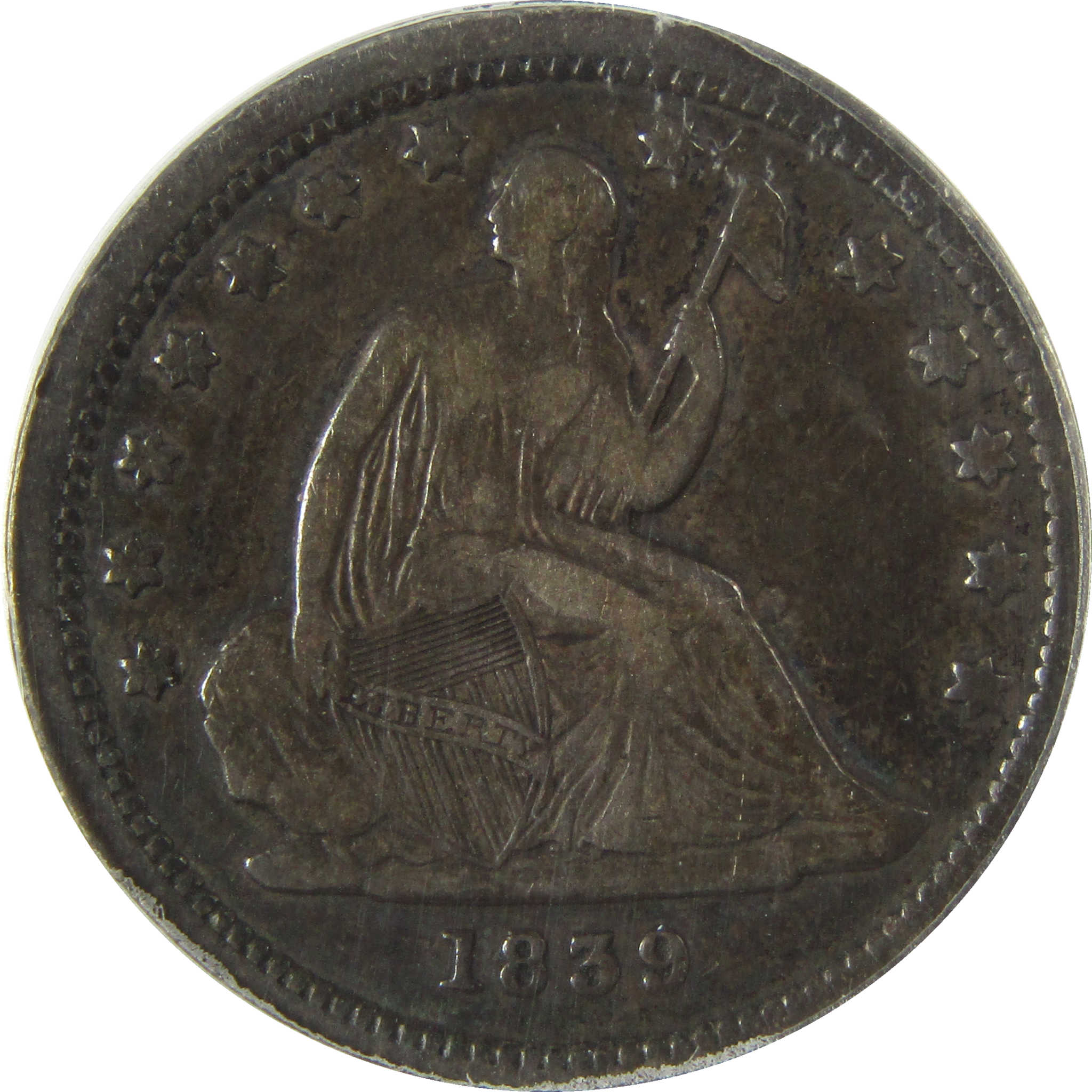 コレクション coindot 1839 Seated Liberty Silver Quarter VF 20 ANACS SKU:I28003