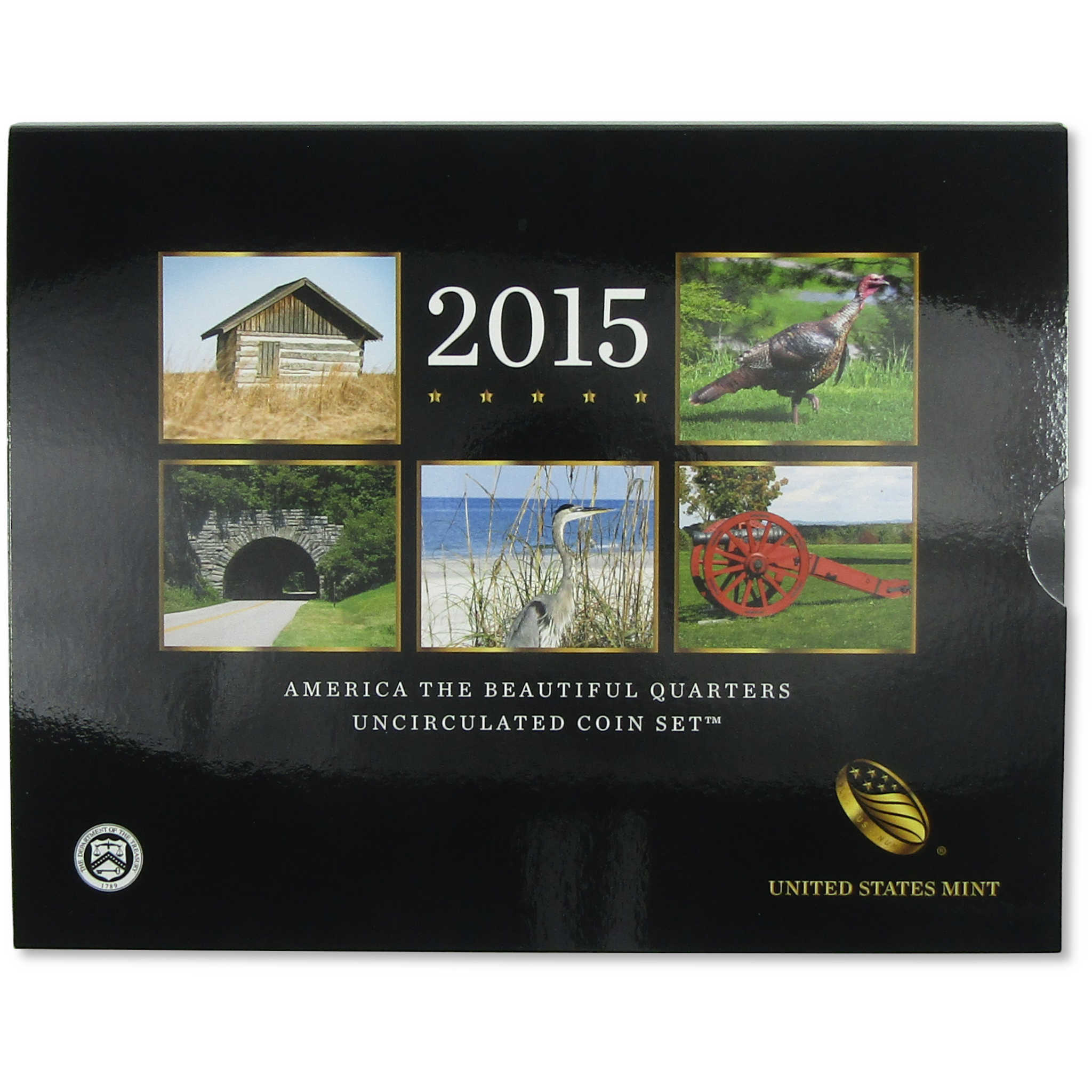 2015 America the Beautiful Quarters Uncirculated Coin Set SKU:CPC8523