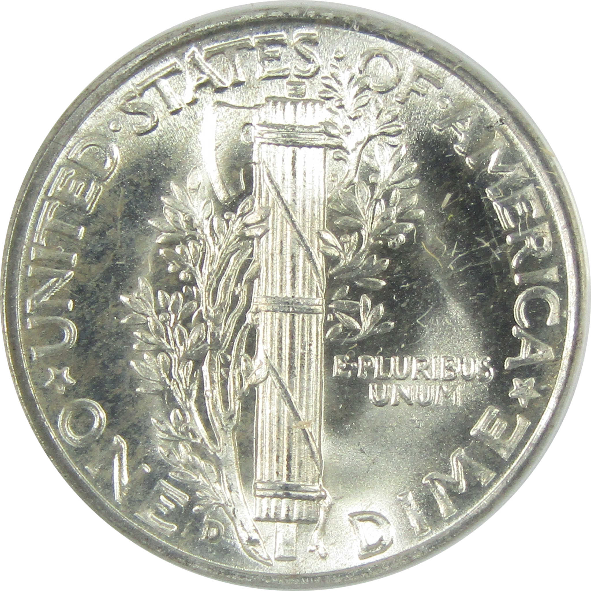 1939 D Mercury Dime MS 65 FSB ANACS Silver 10c Uncirculated SKU:I15004