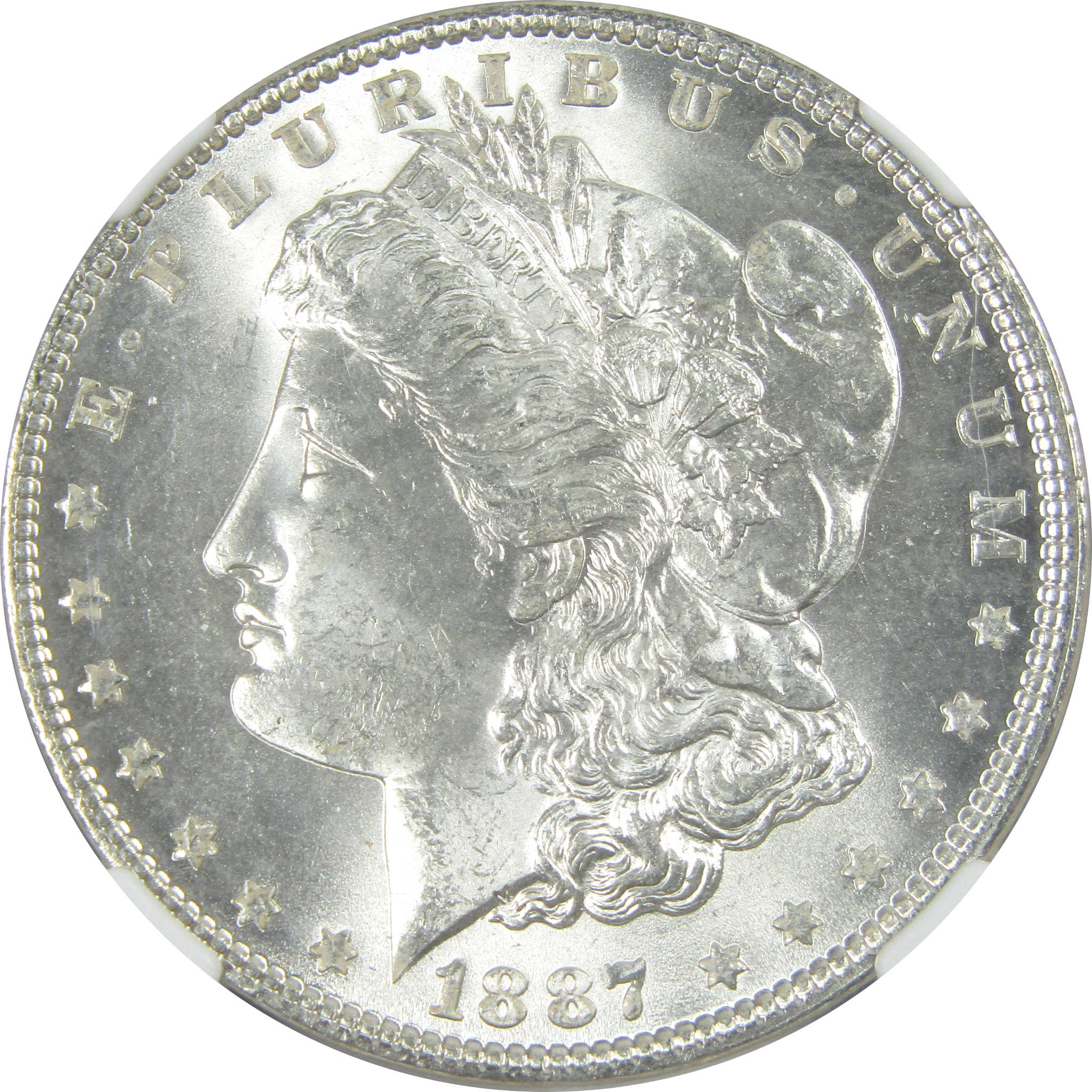 1887 Morgan Dollar MS 64 NGC Silver $1 Uncirculated Coin SKU:I15690 - Morgan coin - Morgan silver dollar - Morgan silver dollar for sale - Profile Coins &amp; Collectibles